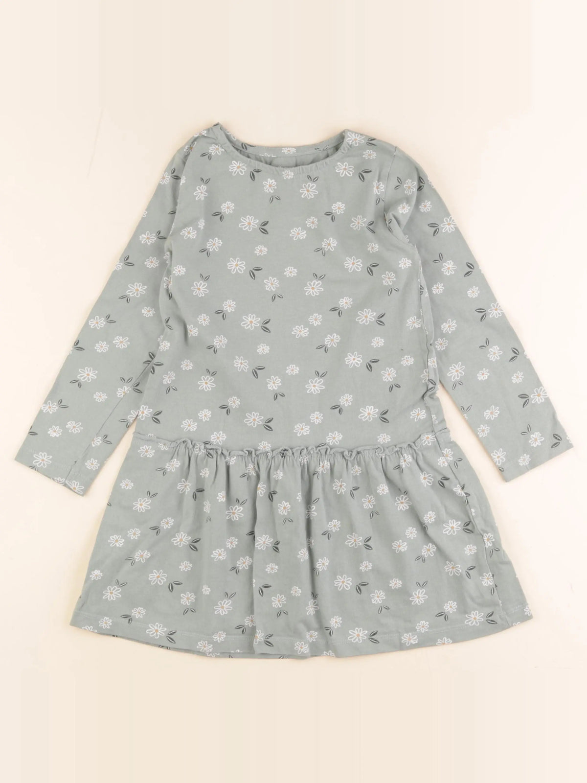 Vertbaudet - robe vert - 6 ans