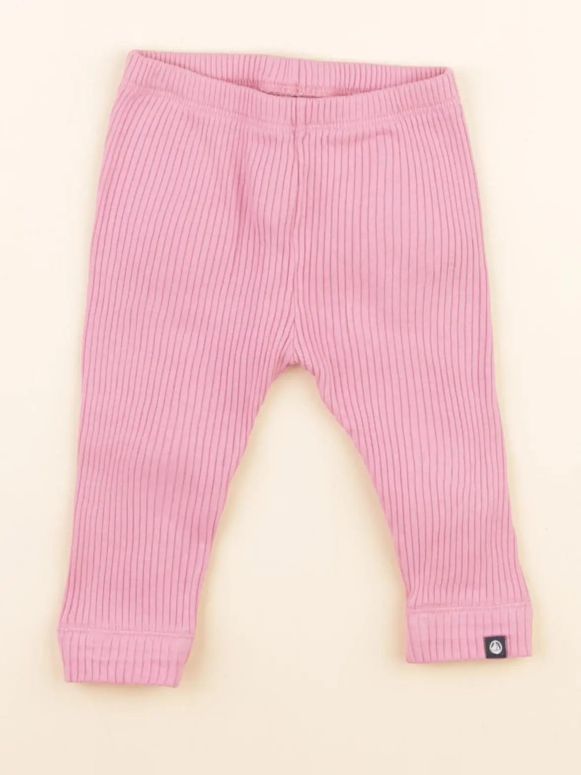 Petit Bateau - legging rose - 6 mois