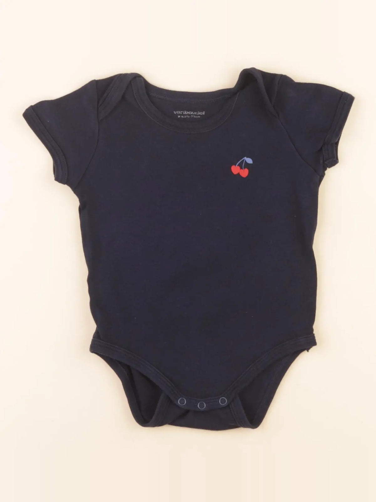 Vertbaudet - body bleu - 9 mois