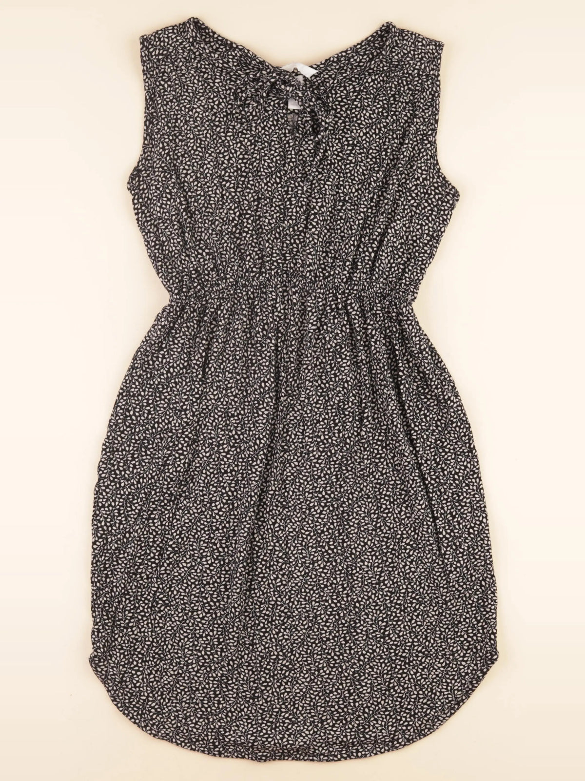 H&M - robe grossesse noir, blanc - s