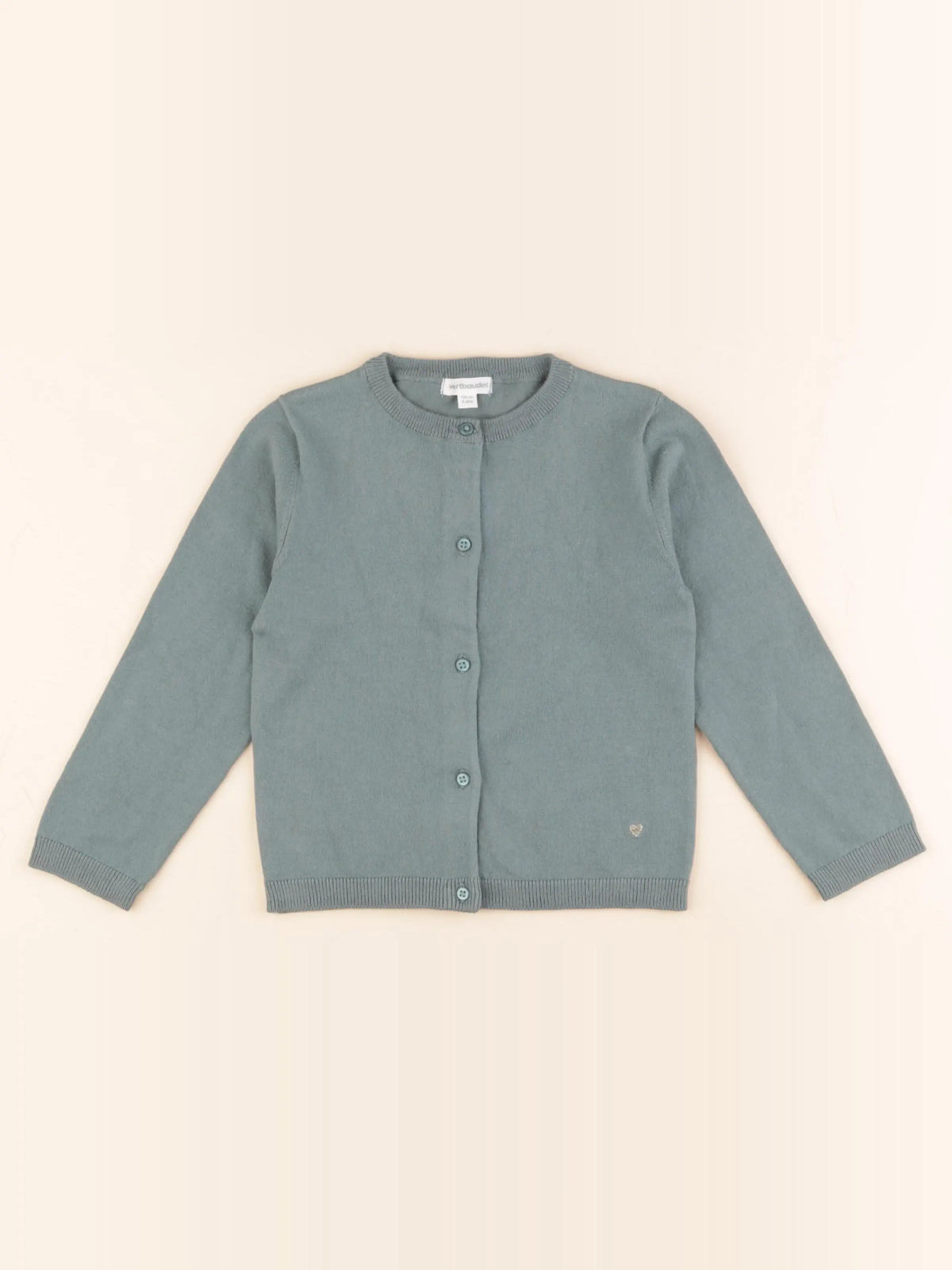 Vertbaudet - gilet vert - 4 ans