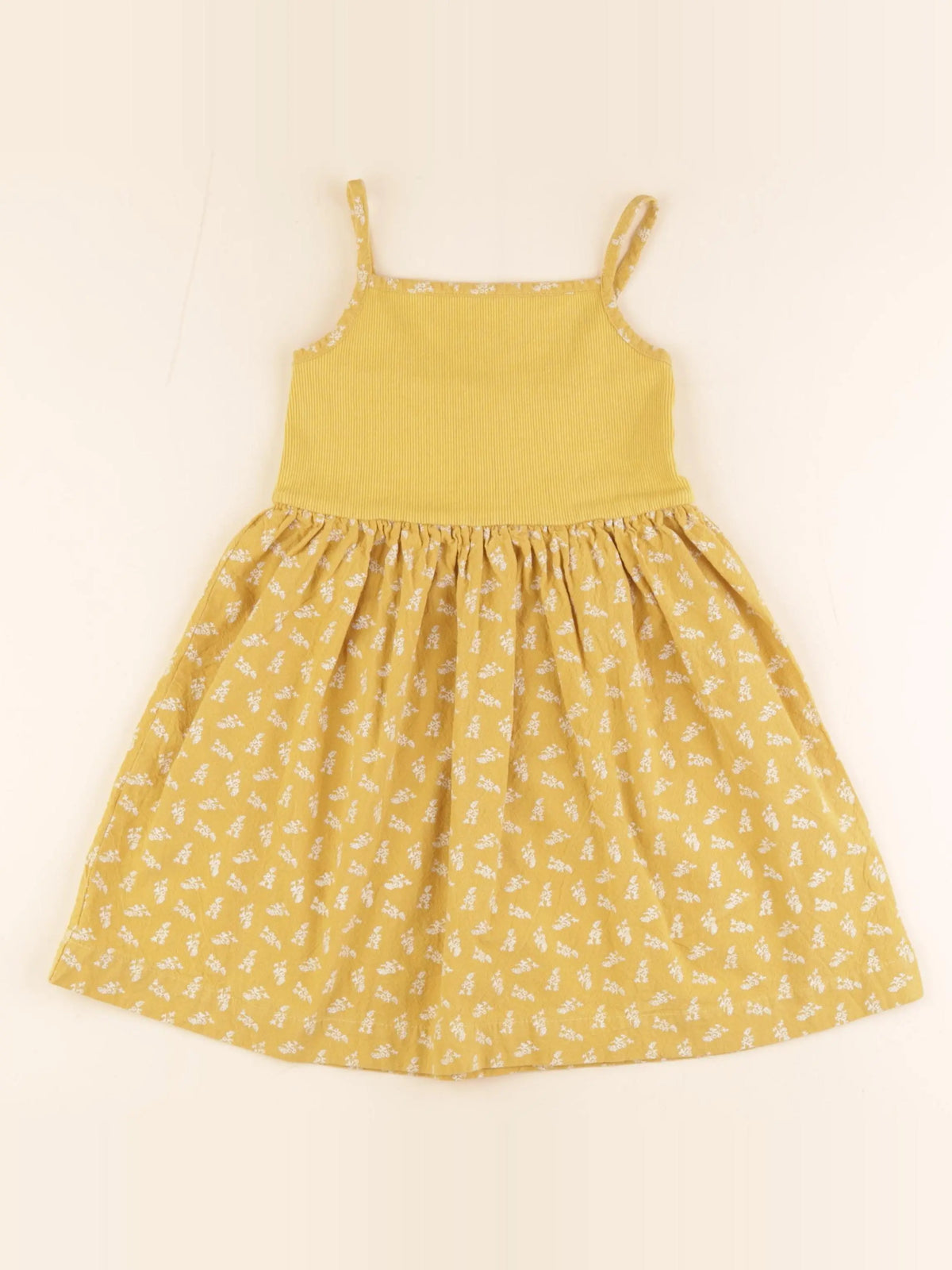 Mango - robe jaune - 5/6 ans