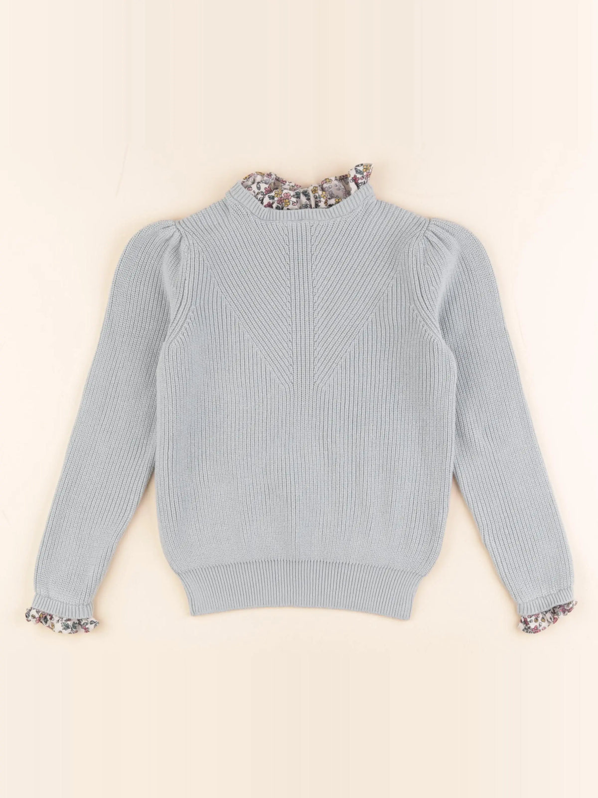 Monoprix - pull bleu - 8 ans