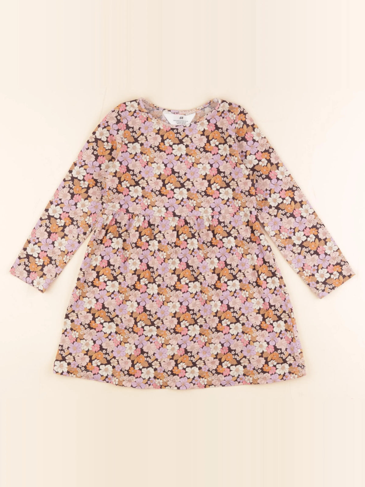 H&M - robe multicolore - 4/6 ans