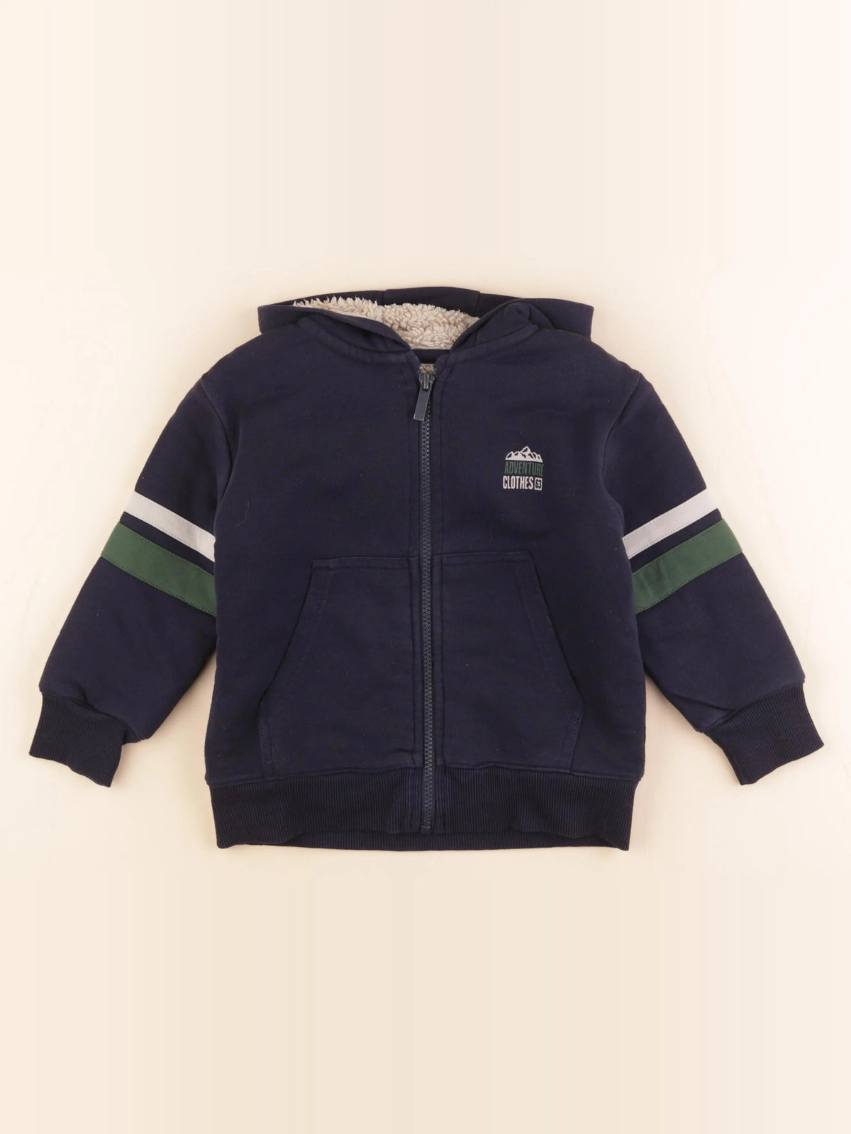 Vertbaudet - sweat bleu - 6 ans