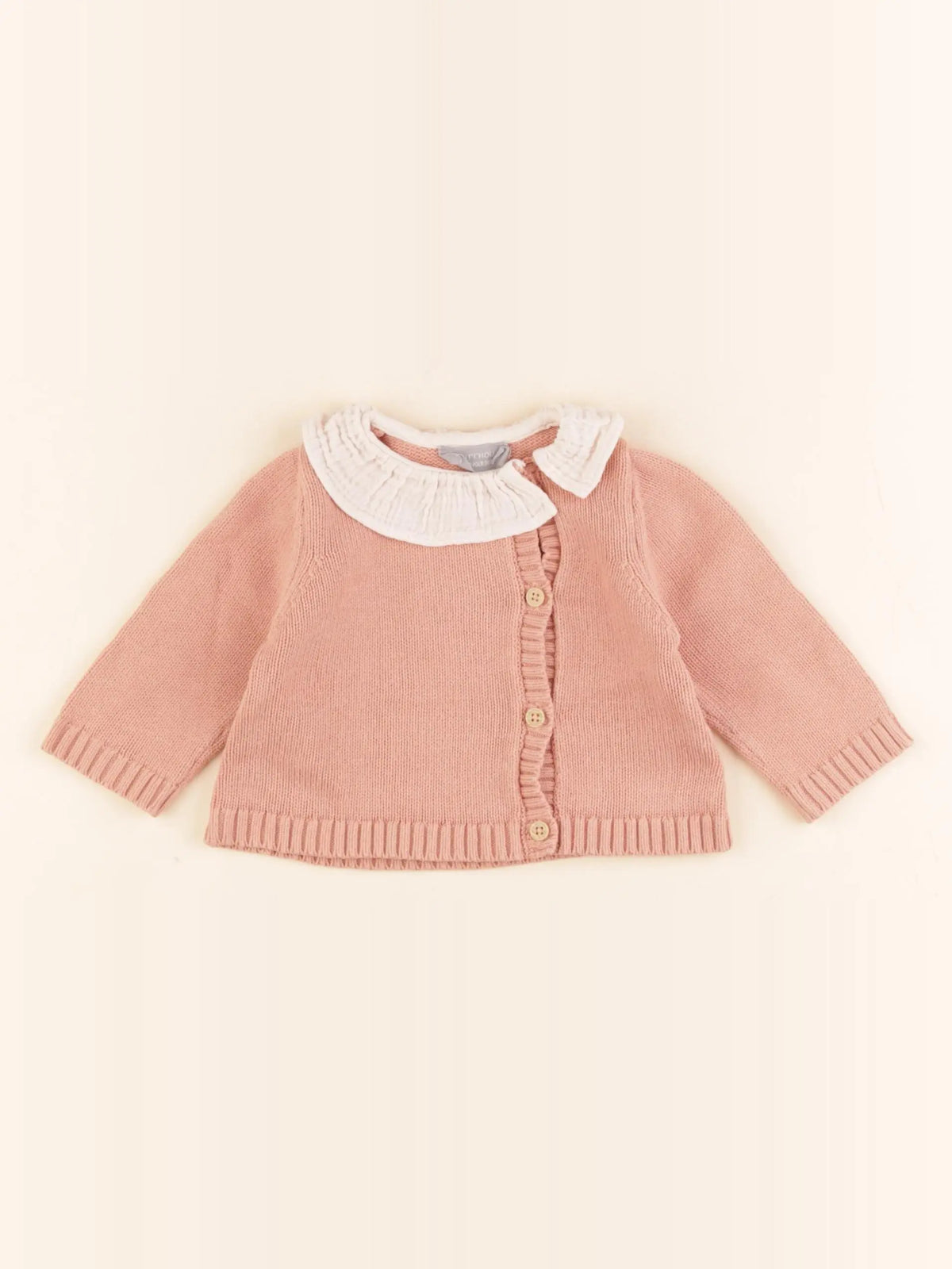 Boutchou - gilet rose - 3 mois
