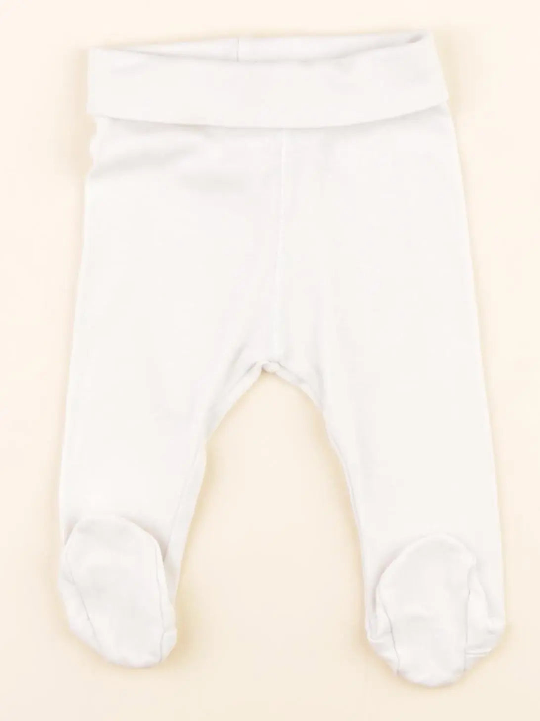 H&M - legging blanc - 1/2 mois
