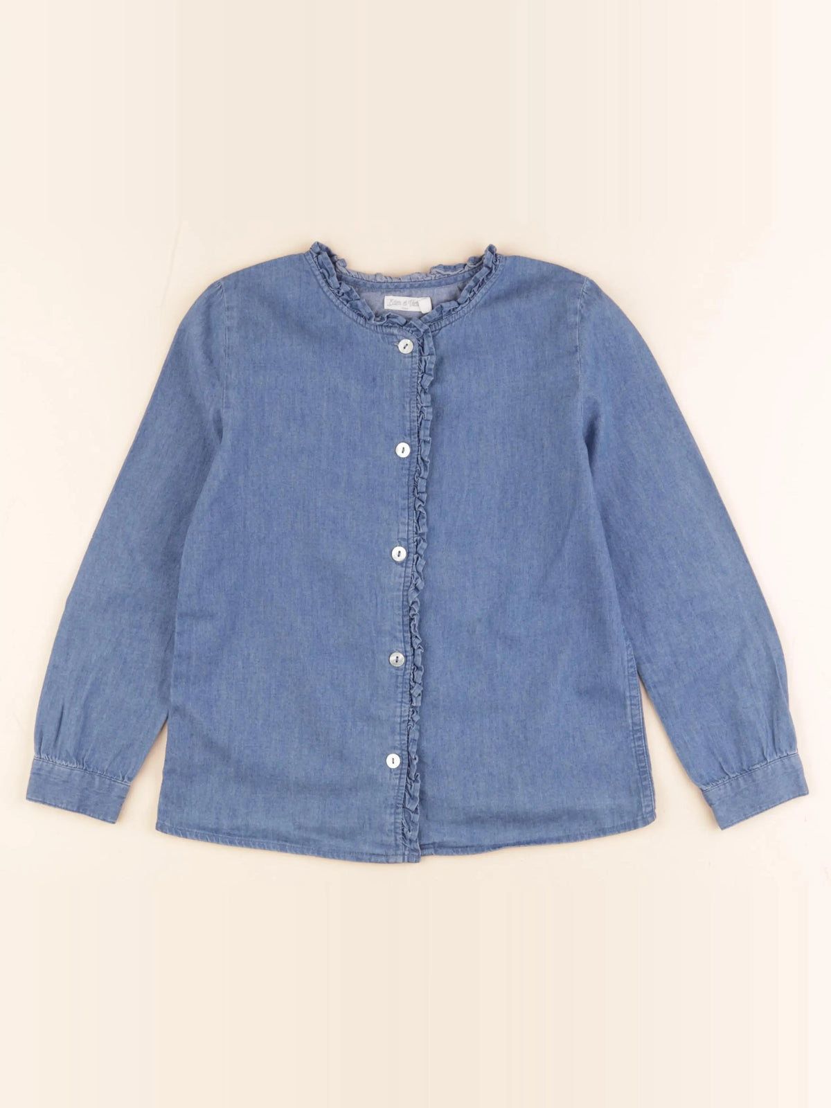 Eden & Victor - blouse bleu - 8 ans