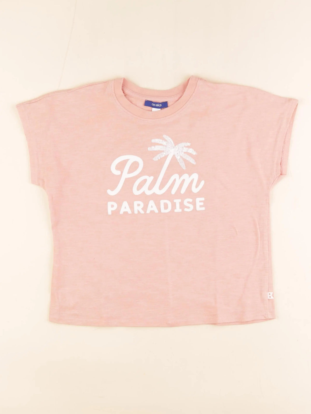 Okaidi - tee-shirt rose - 8 ans