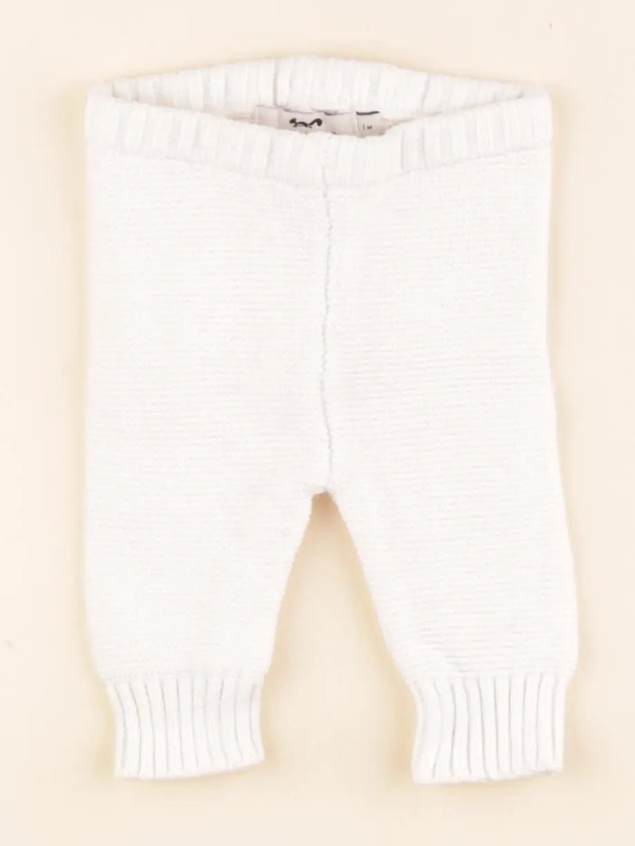Cyrillus - legging blanc - 1 mois