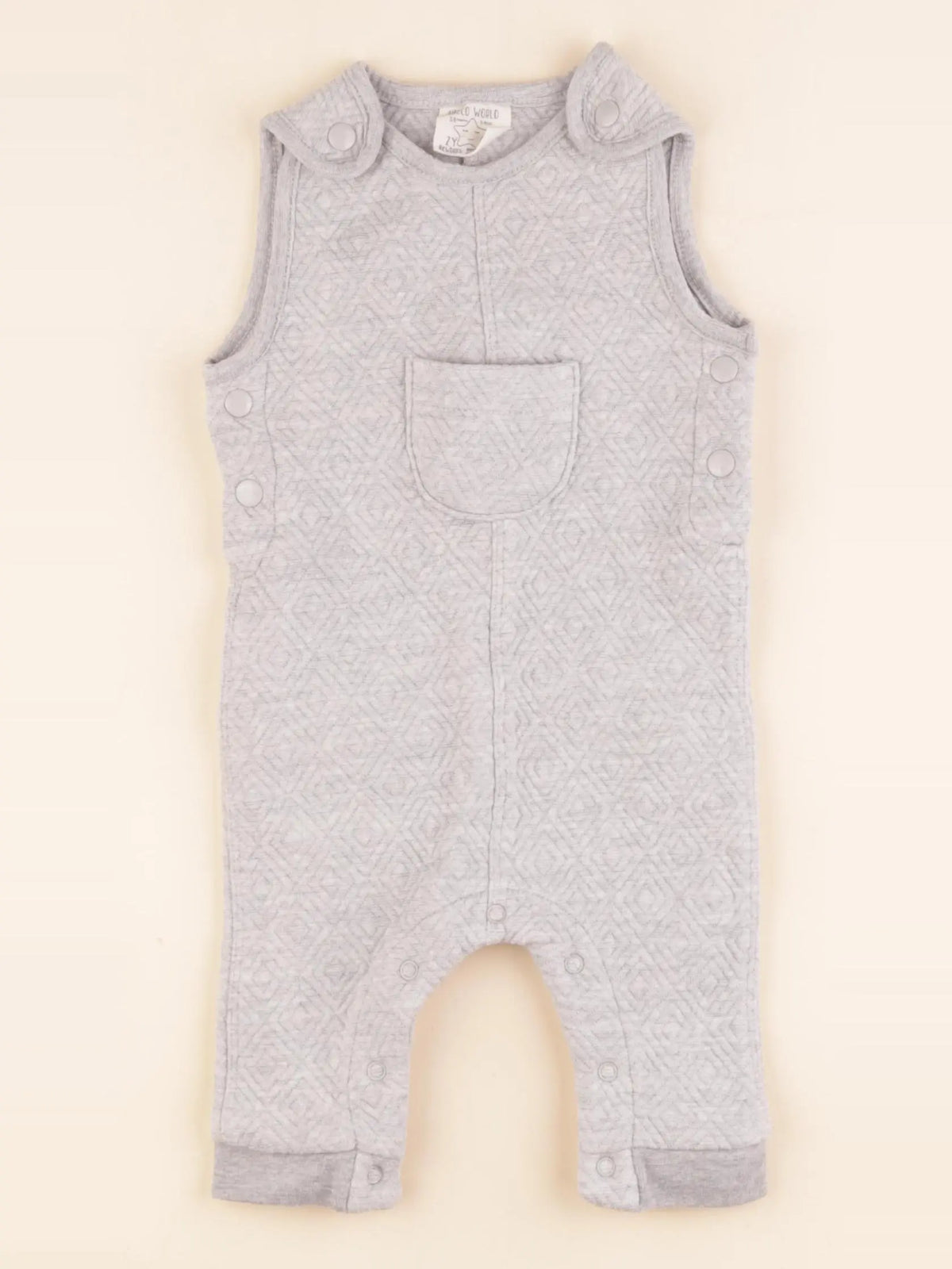 Zippy - salopette gris - 3/6 mois