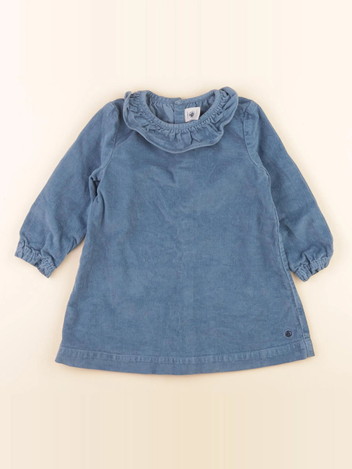 Petit Bateau - robe bleu - 24 mois