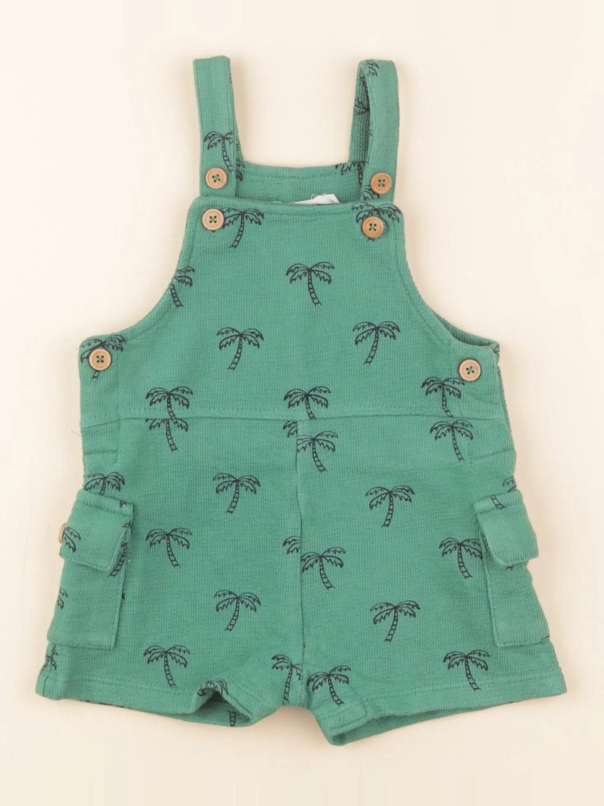 Boutchou - salopette vert - 6 mois