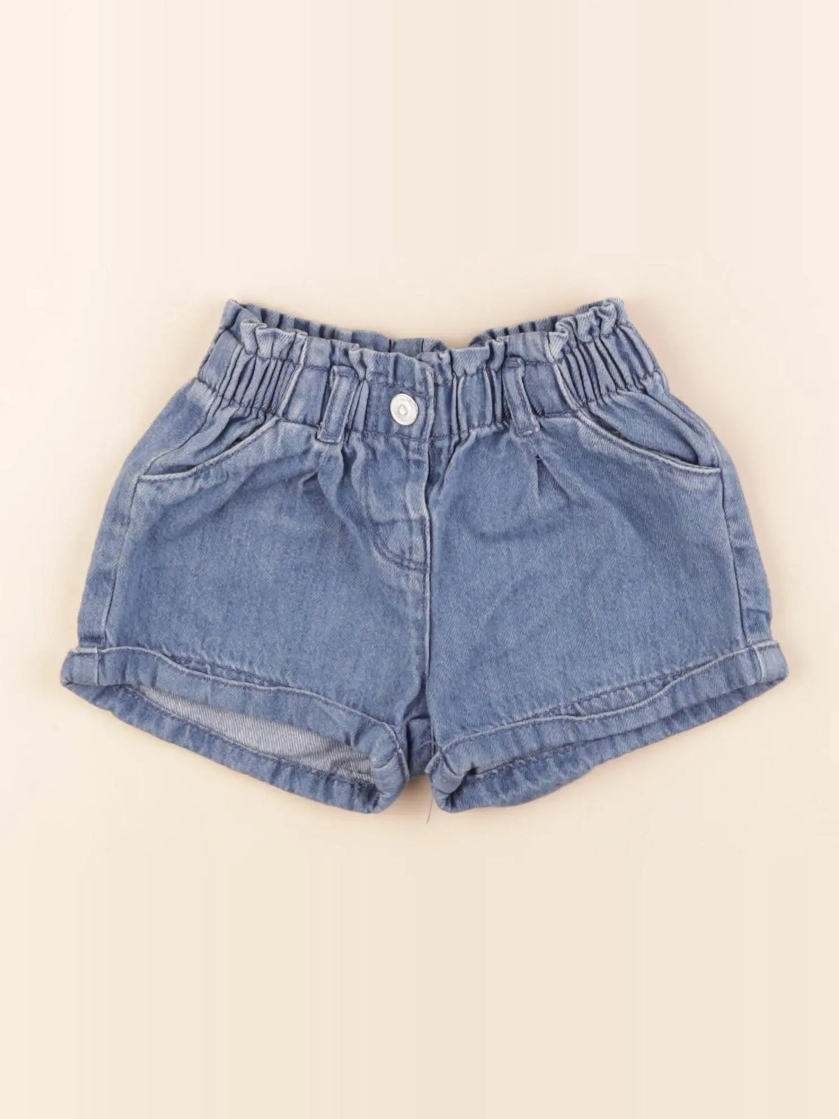 Tape à l'oeil - short bleu - 12 mois