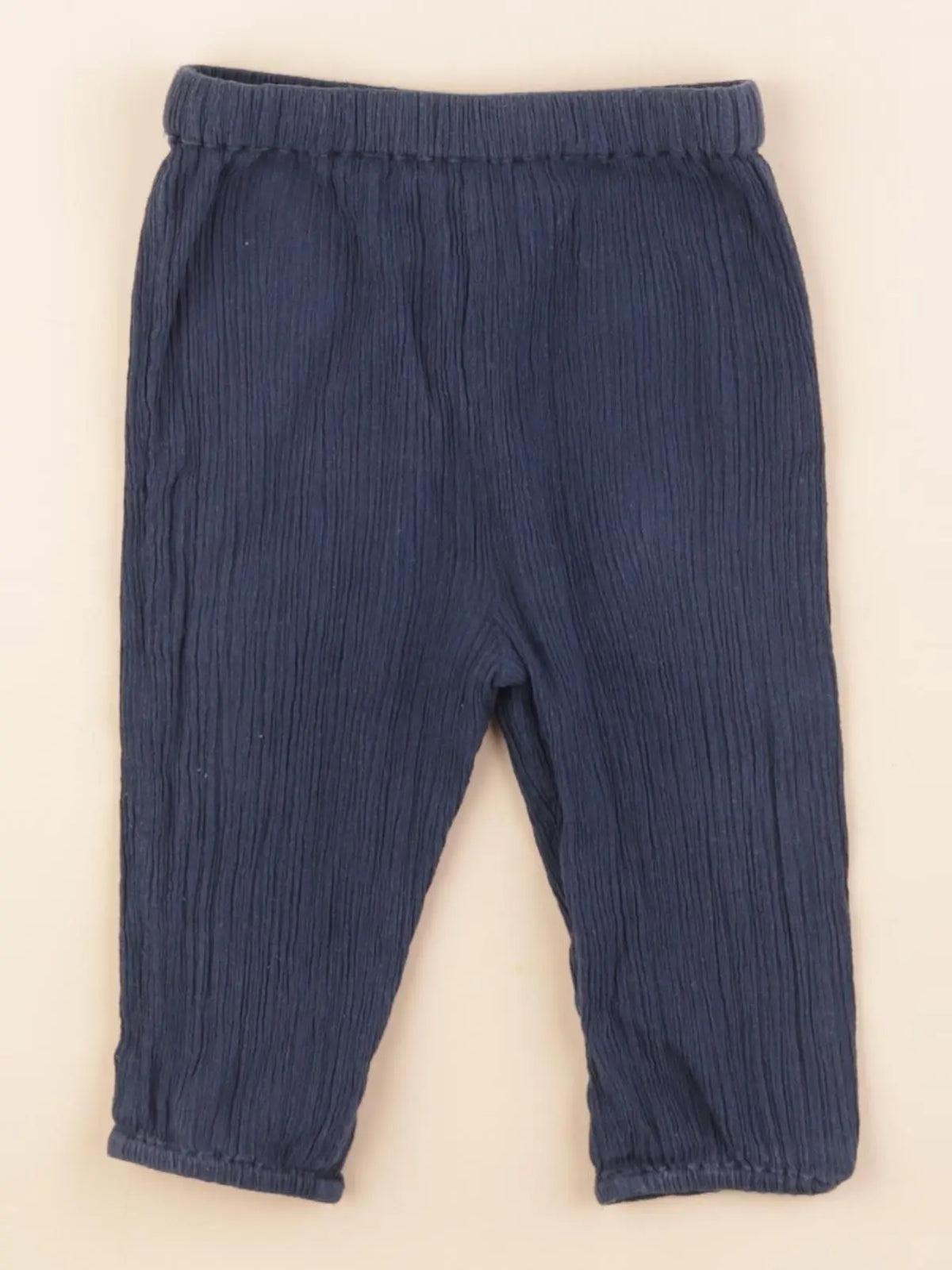 Boutchou - pantalon bleu - 9 mois