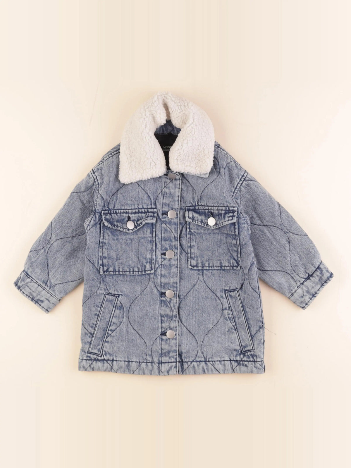 Monoprix - veste bleu - 3 ans