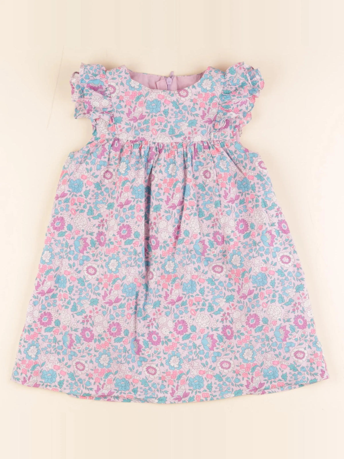 Jacadi - robe liberty multicolore - 4 ans