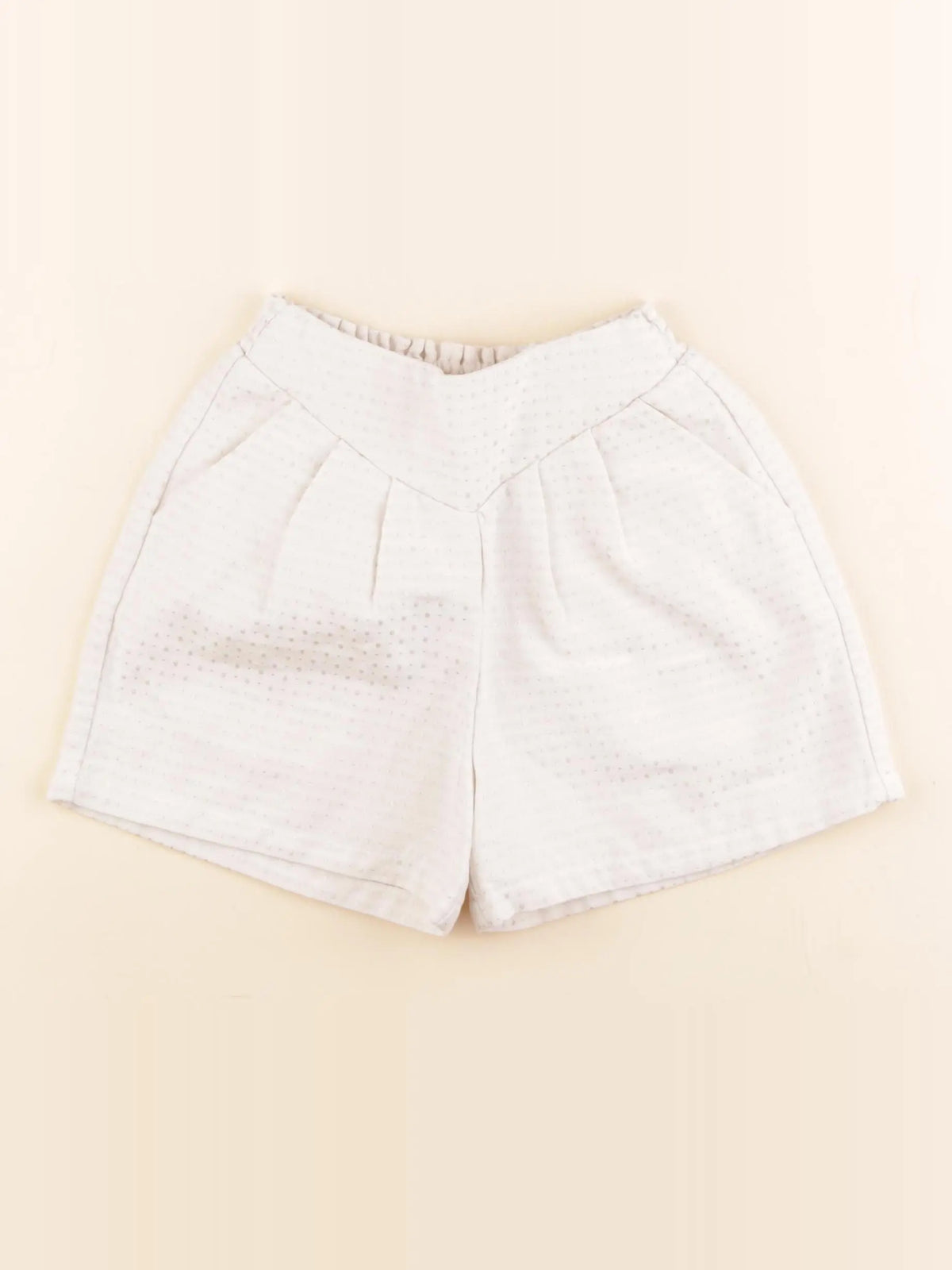 Tape à l'oeil - short beige, or - 4 ans