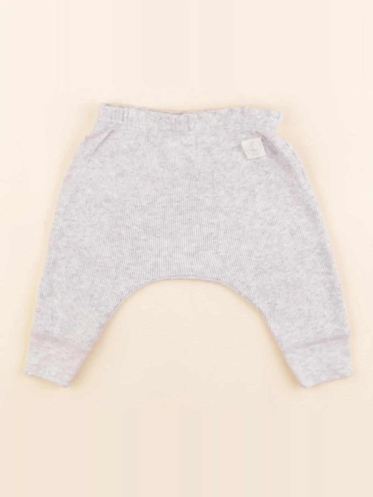 Petit Bateau - sarouel gris - 1 mois