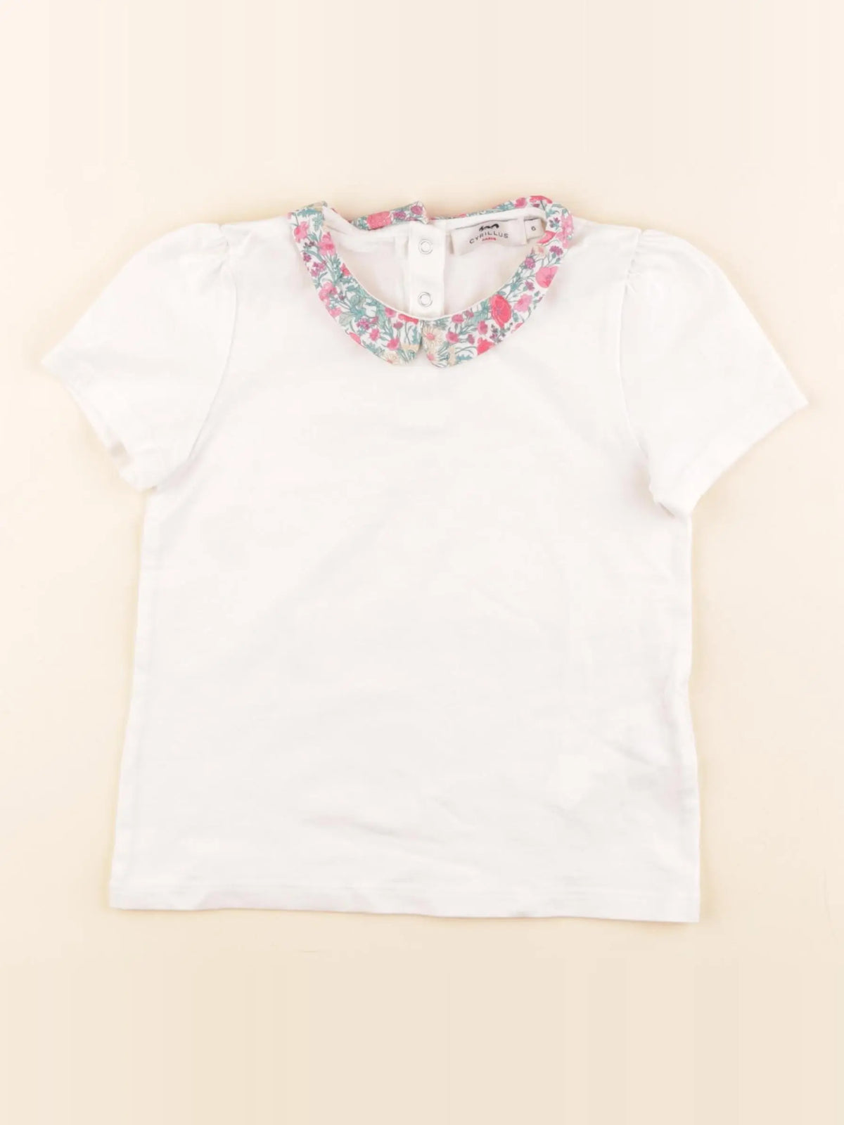 Cyrillus - tee-shirt blanc - 6 ans