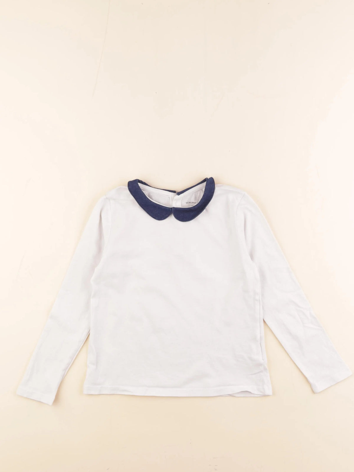Monoprix - tee-shirt blanc - 6 ans