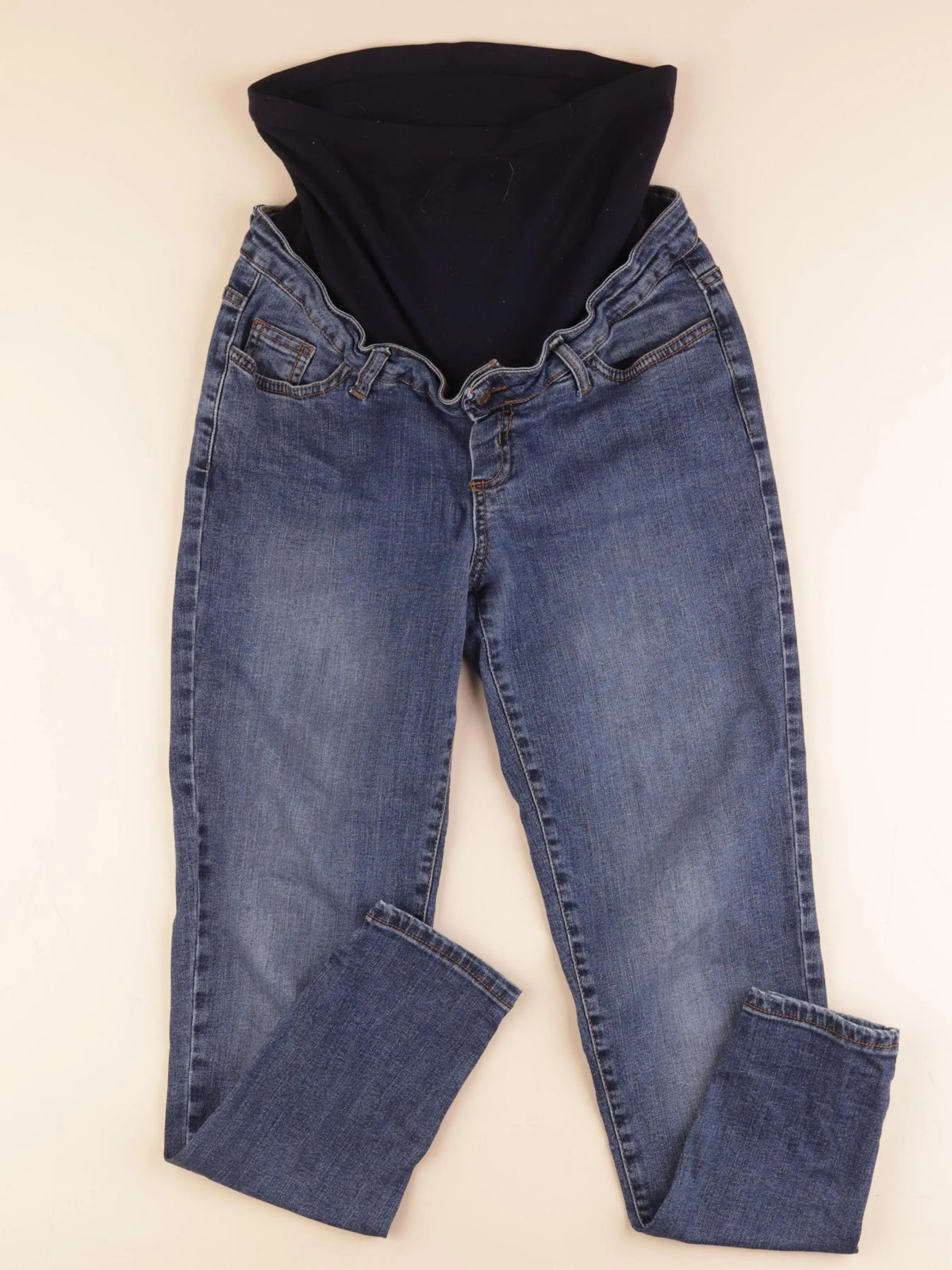 Envie de fraise - jean grossesse bleu - 36