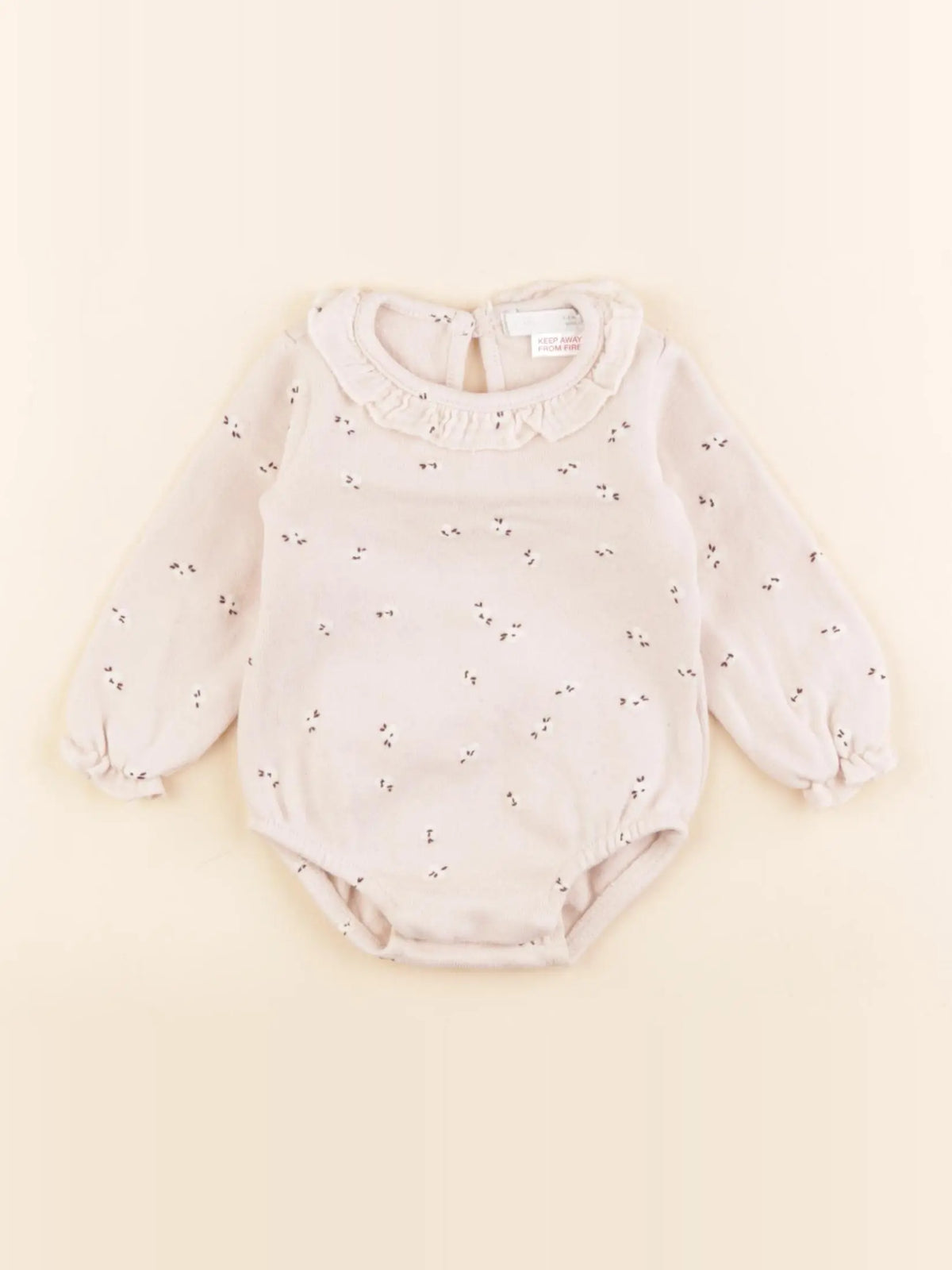 Zara - combinaison rose - 1/3 mois