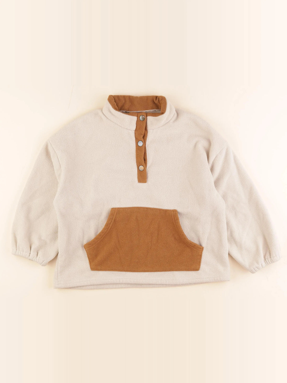 Gamin gamine - polaire beige - 6/7 ans