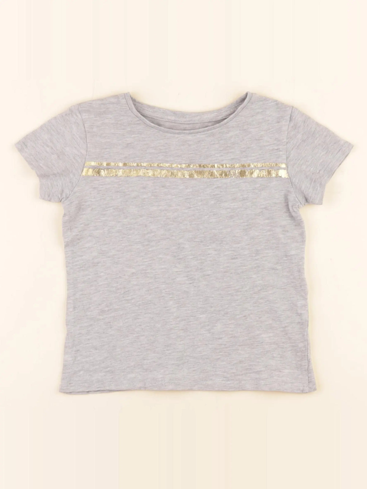 Vertbaudet - tee-shirt gris - 4 ans