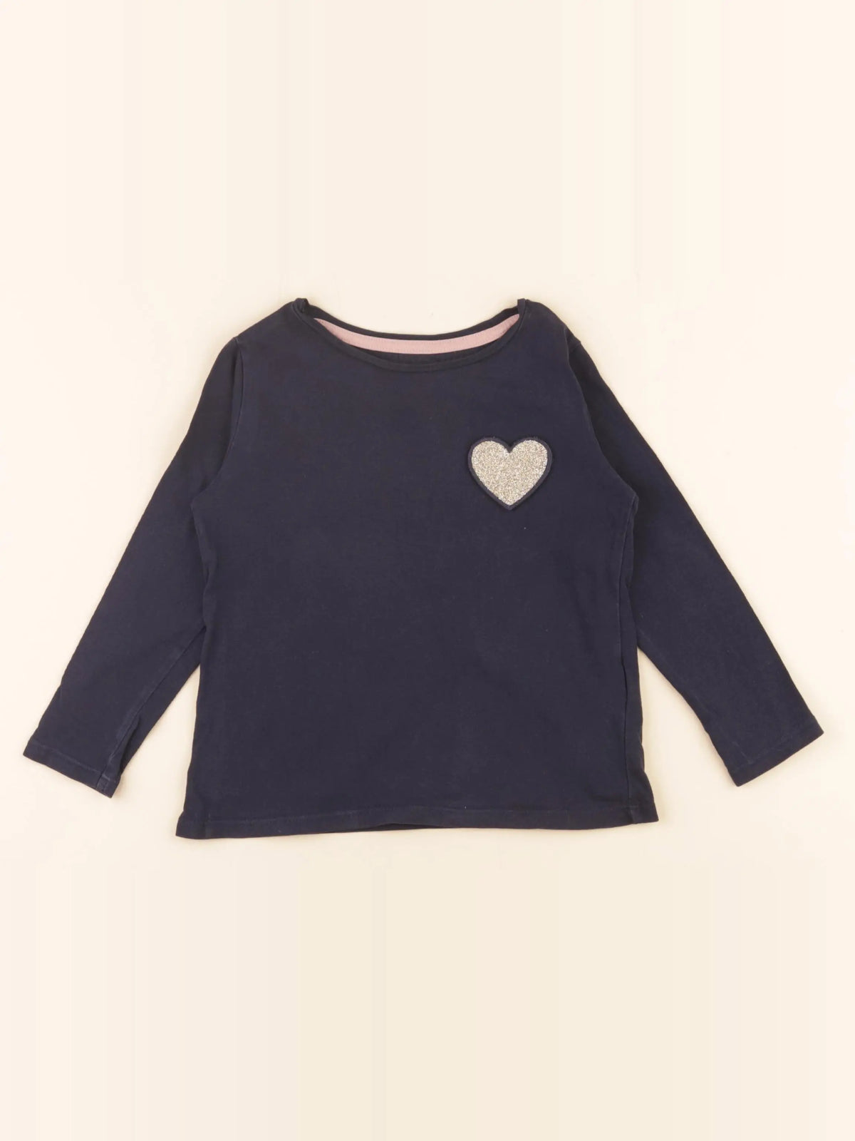 Vertbaudet - tee-shirt bleu, or - 4 ans