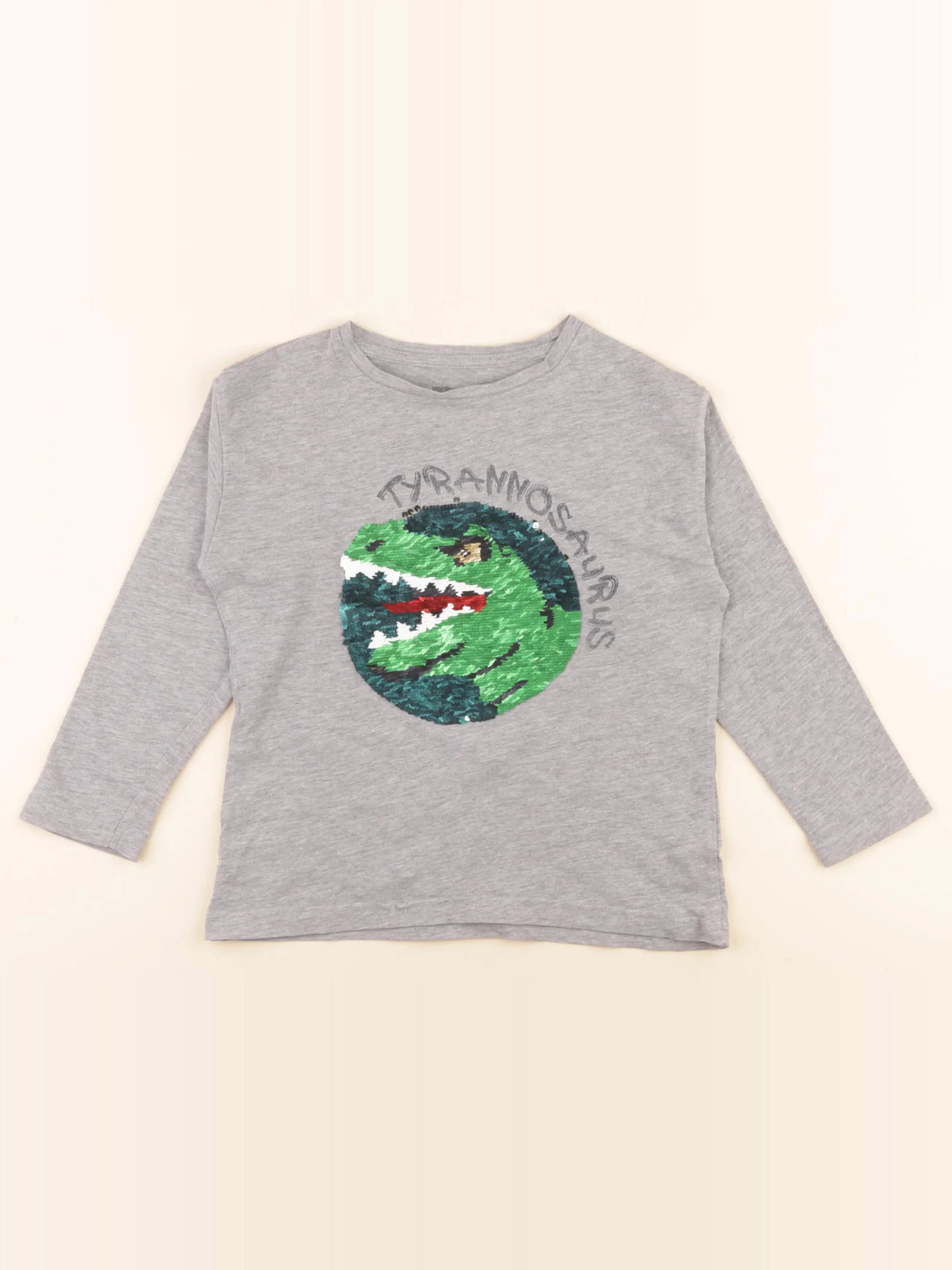 Vertbaudet - tee-shirt gris - 6 ans