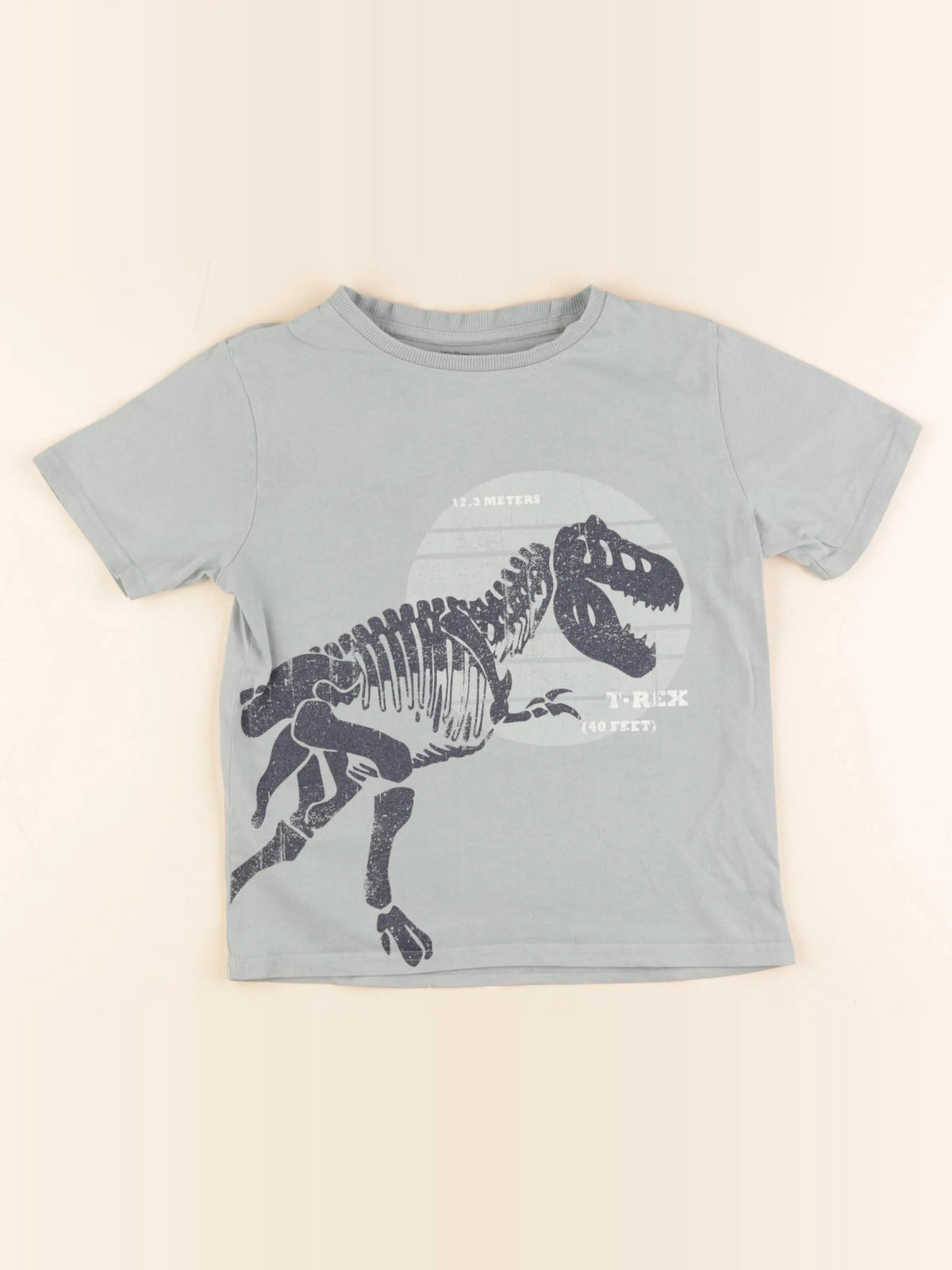Vertbaudet - tee-shirt bleu - 8 ans