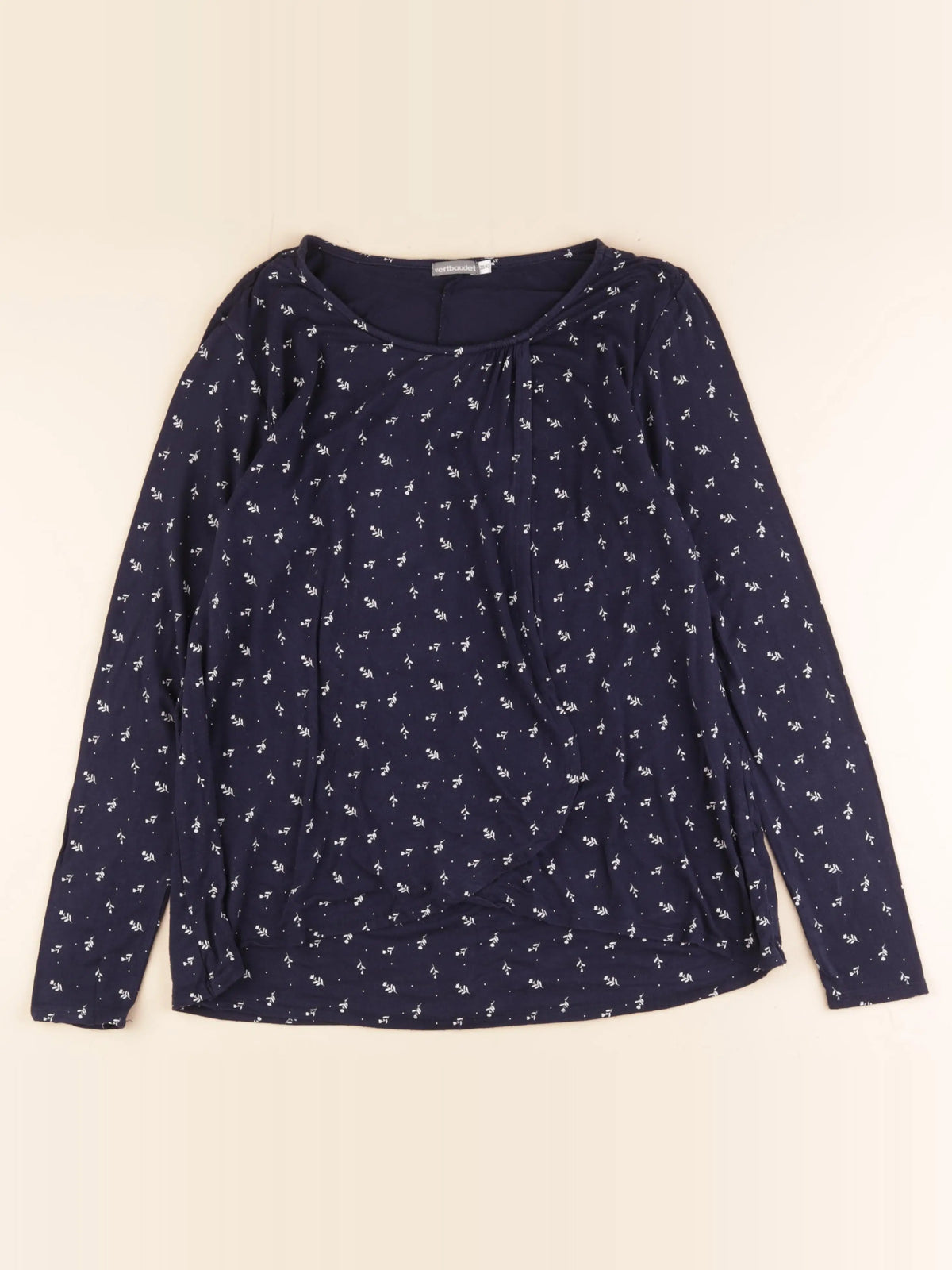 Vertbaudet - tee-shirt grossesse bleu - 38 à 40