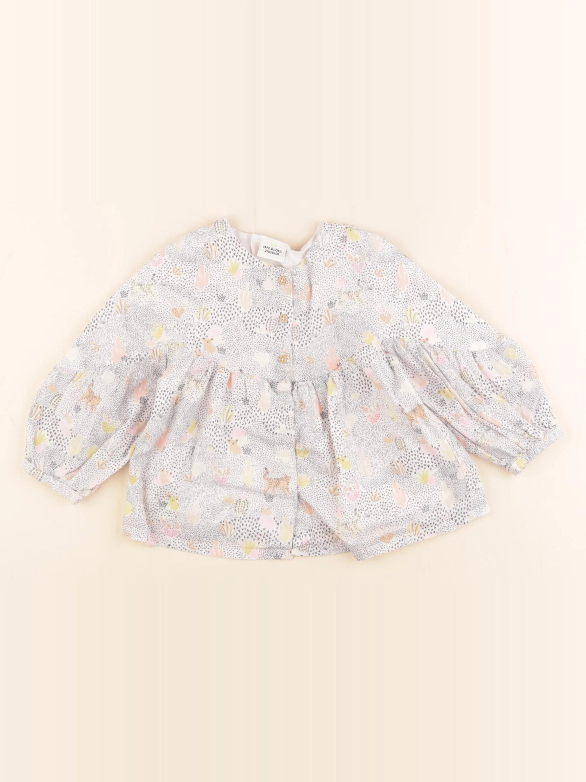 Tape à l'oeil - blouse multicolore - 24 mois