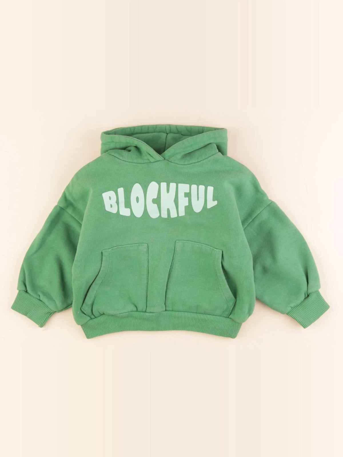 Zara - sweat vert - 18/24 mois