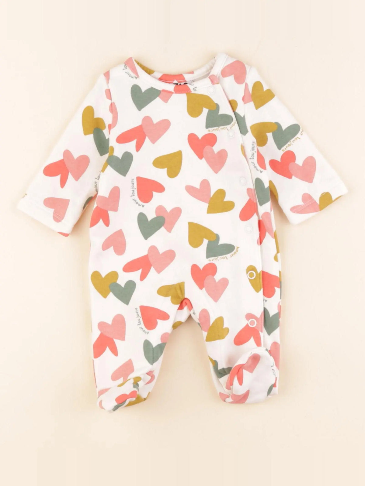 Tape à l'oeil - pyjama coton multicolore - 0 mois