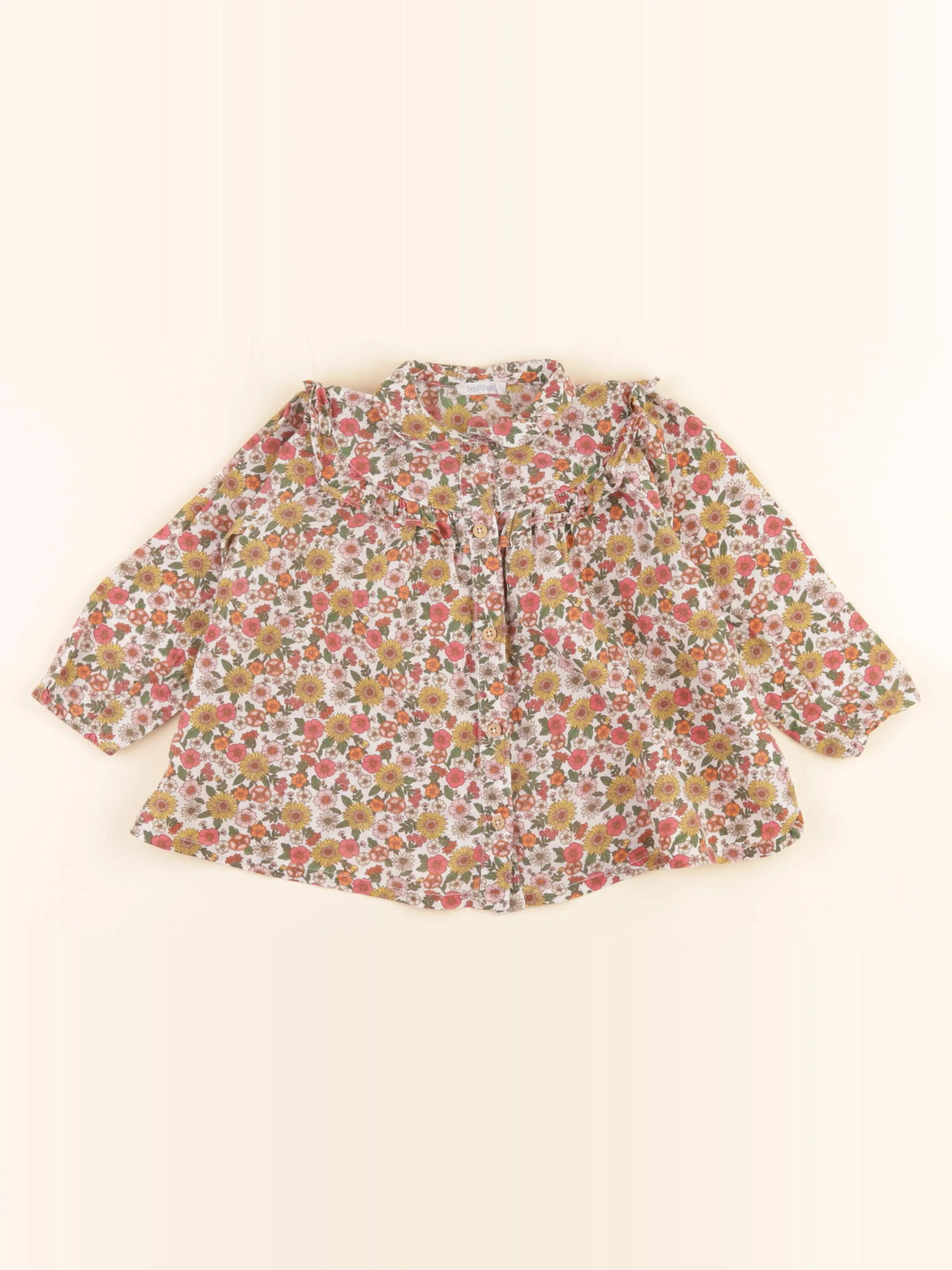 Boutchou - blouse multicolore - 24 mois