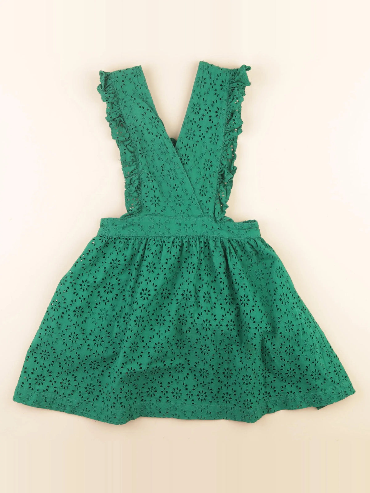 Monoprix - robe vert - 8 ans