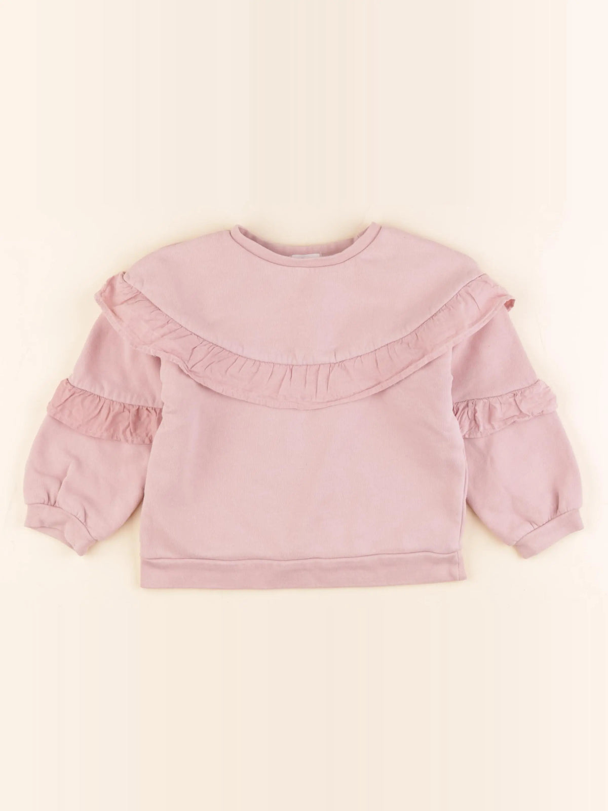 Vertbaudet - sweat rose - 5 ans