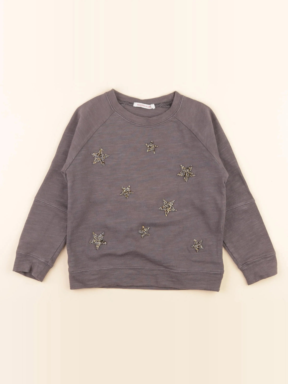 Monoprix - sweat gris - 5 ans