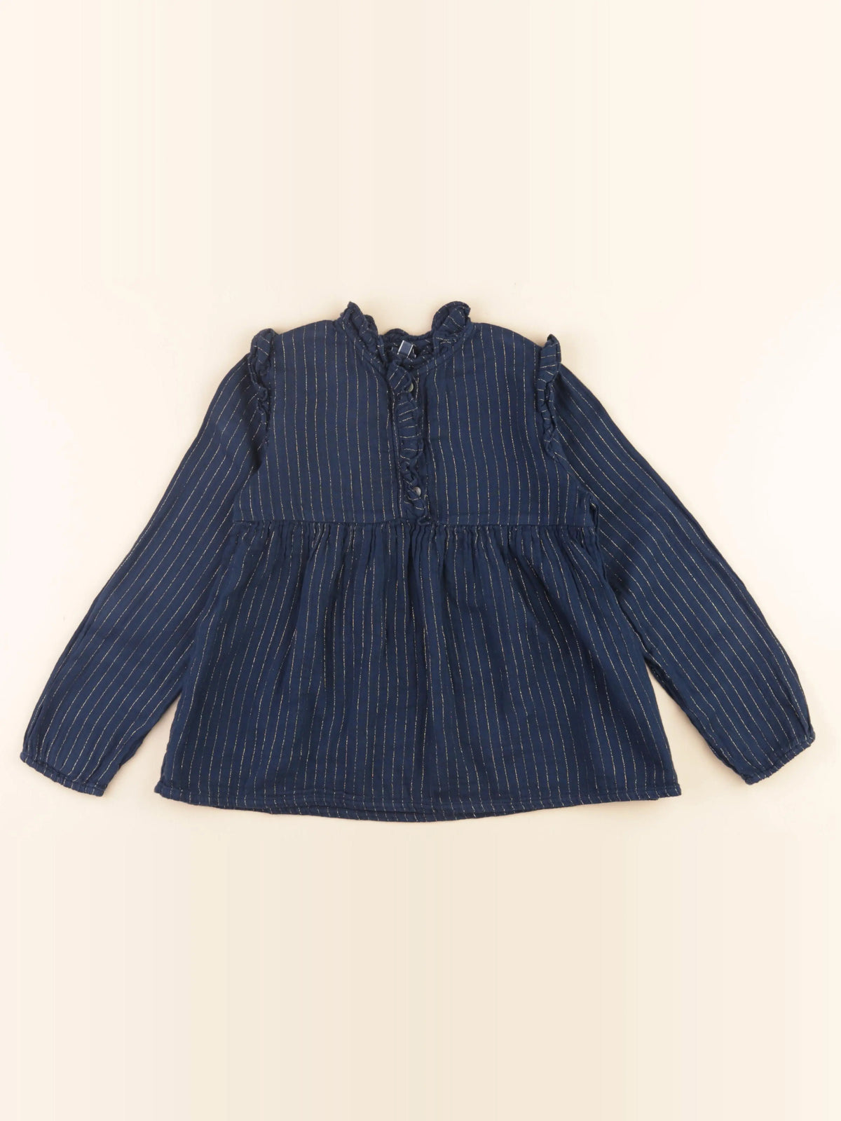Bonton - blouse bleu - 8 ans