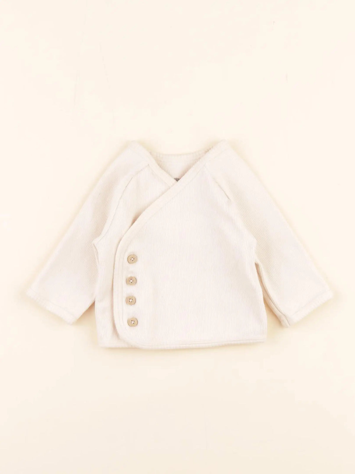 Vertbaudet - tee-shirt beige - 1 mois