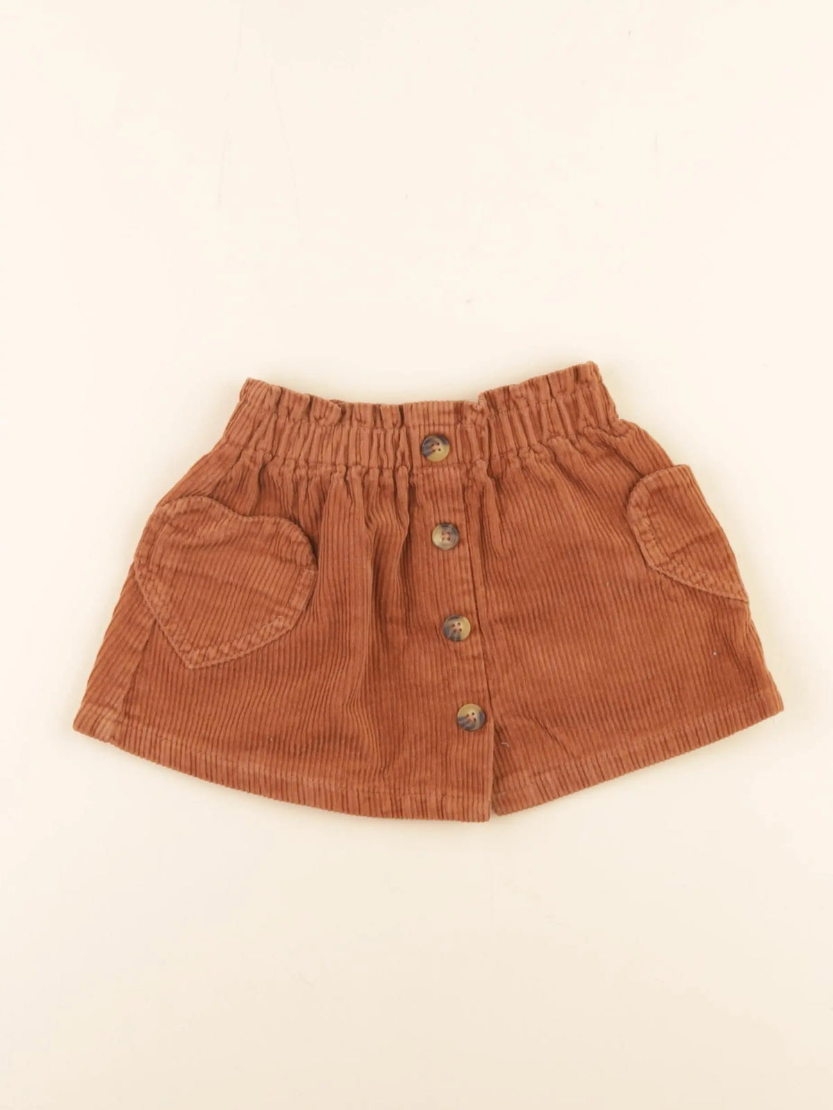 Vertbaudet - jupe marron - 3 ans