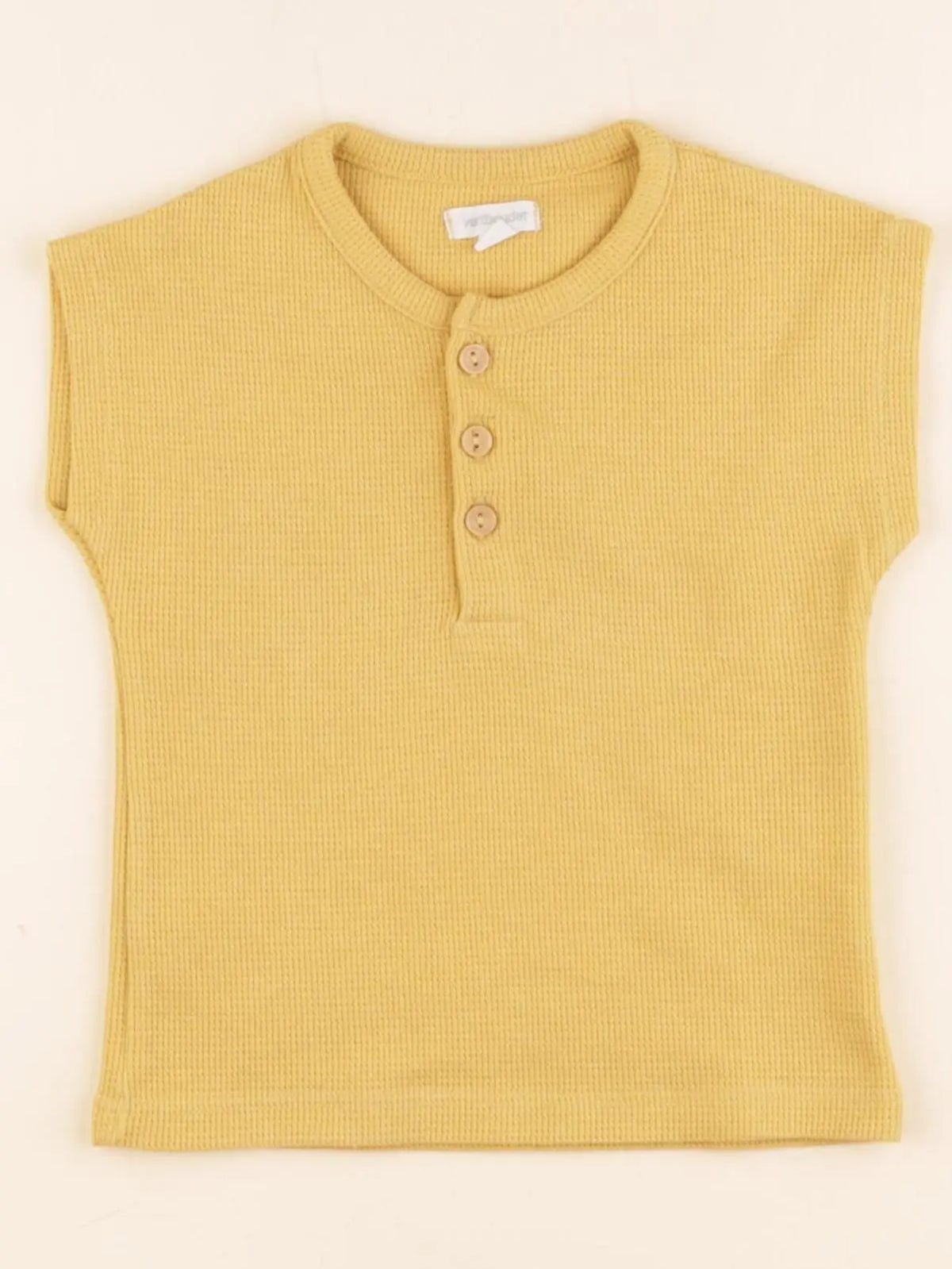 Vertbaudet - tee-shirt jaune - 24 mois