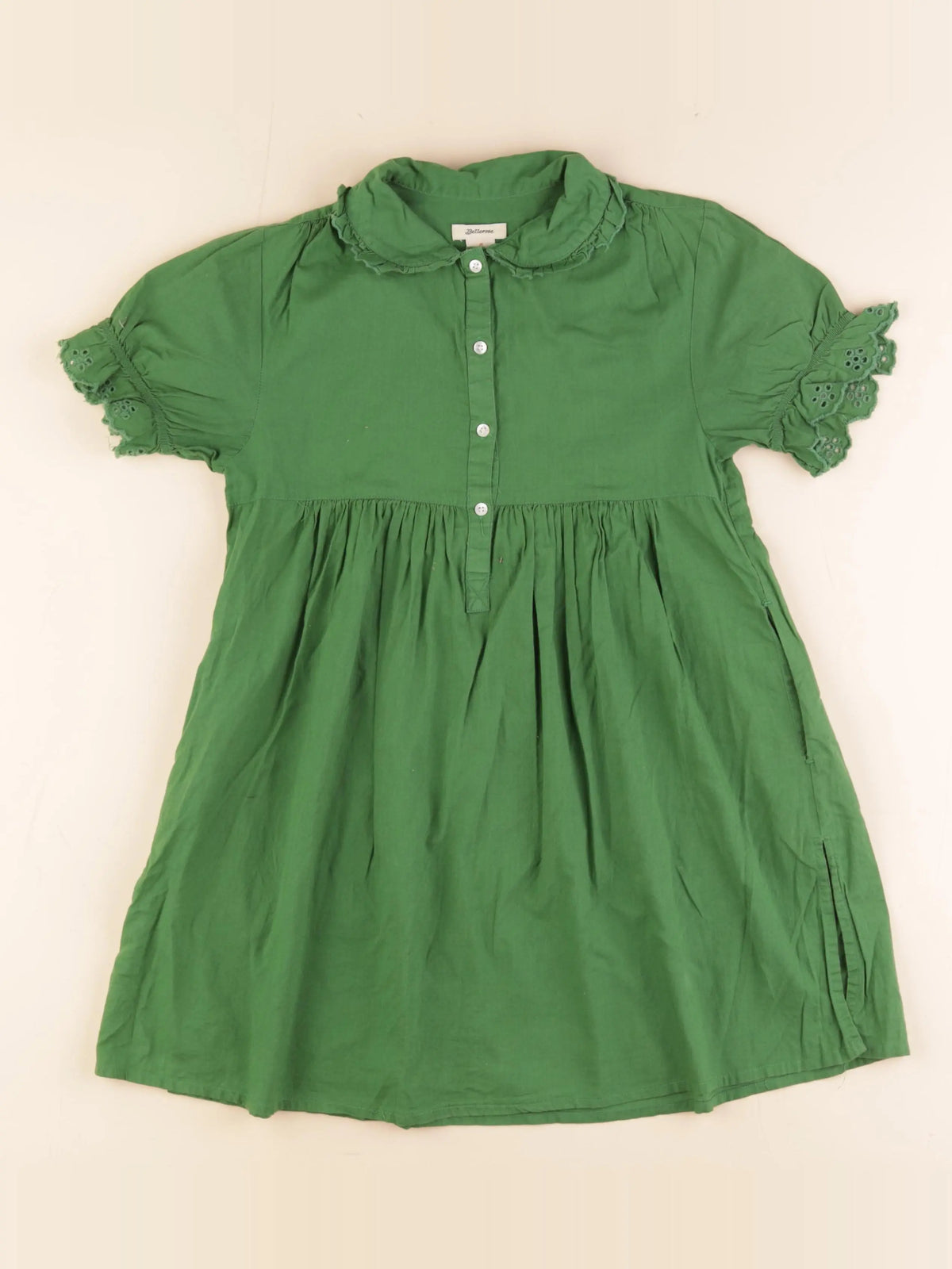 Bellerose - robe vert - 4 ans