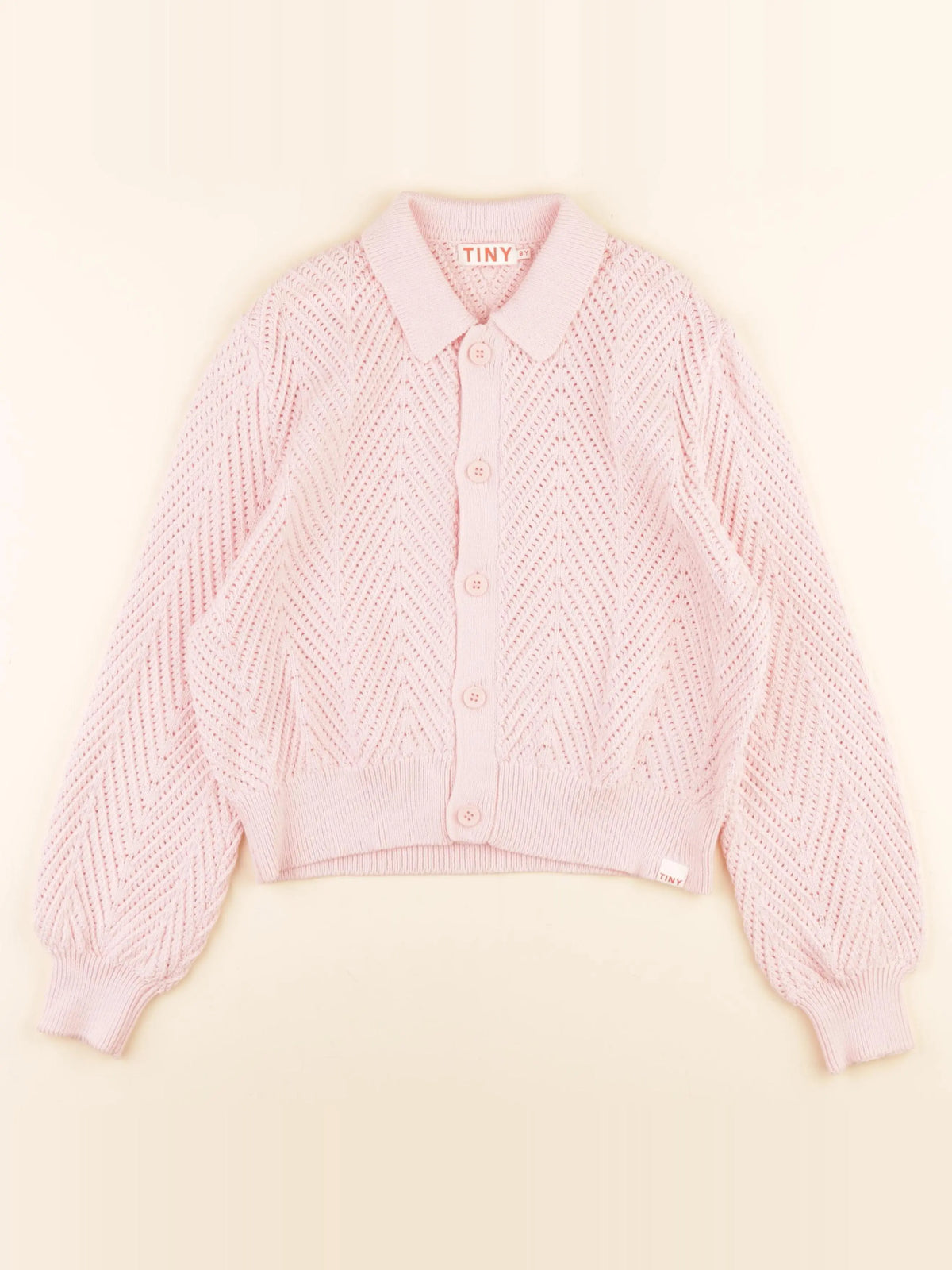 Tiny Cottons - pull rose - 8 ans