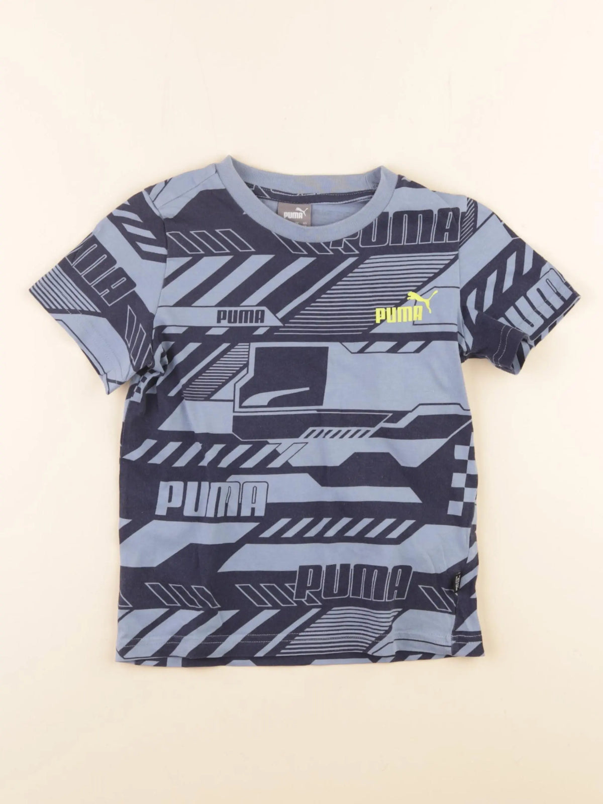 Puma - tee-shirt bleu - 5/6 ans