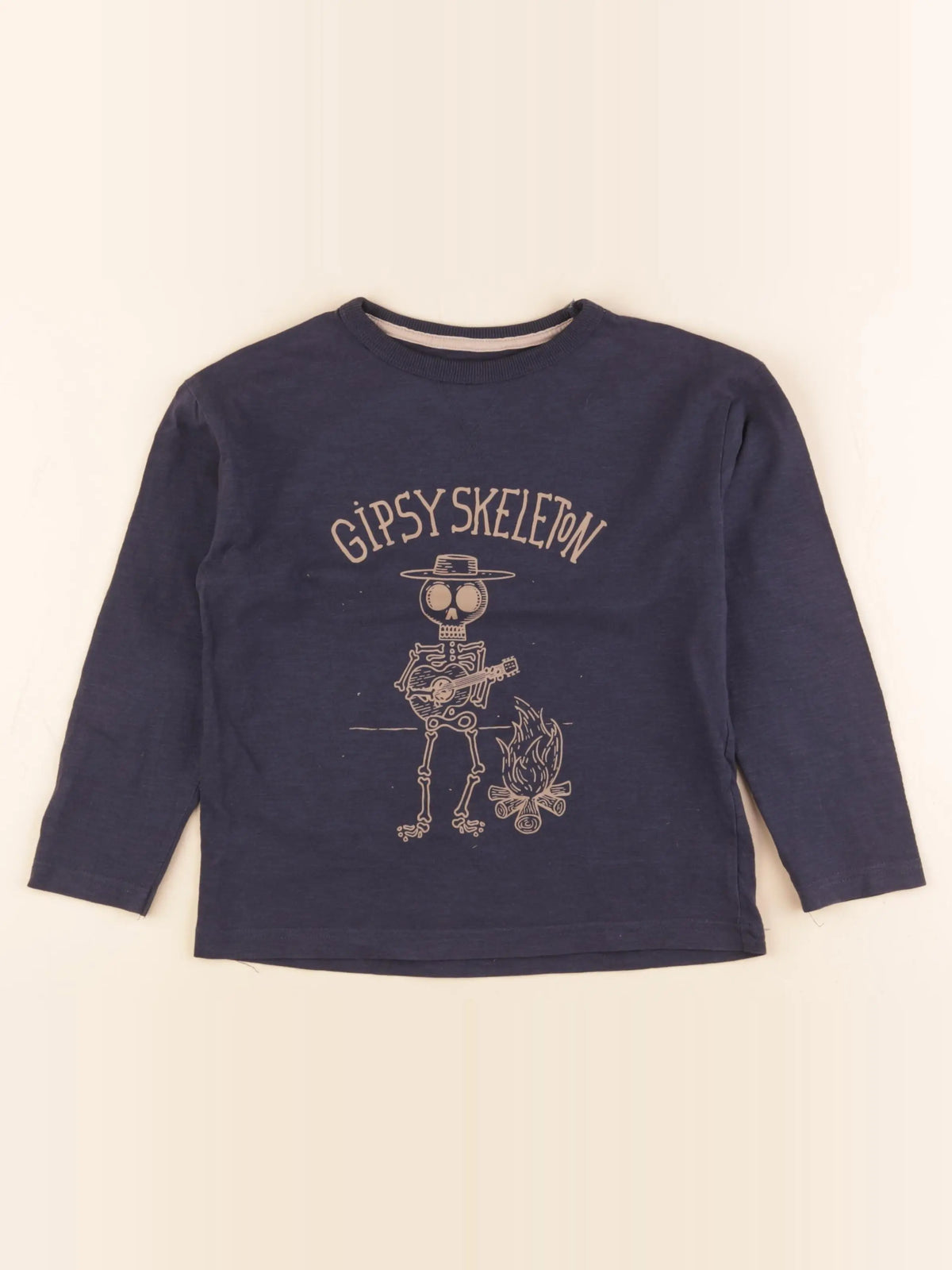 Vertbaudet - tee-shirt bleu - 8 ans