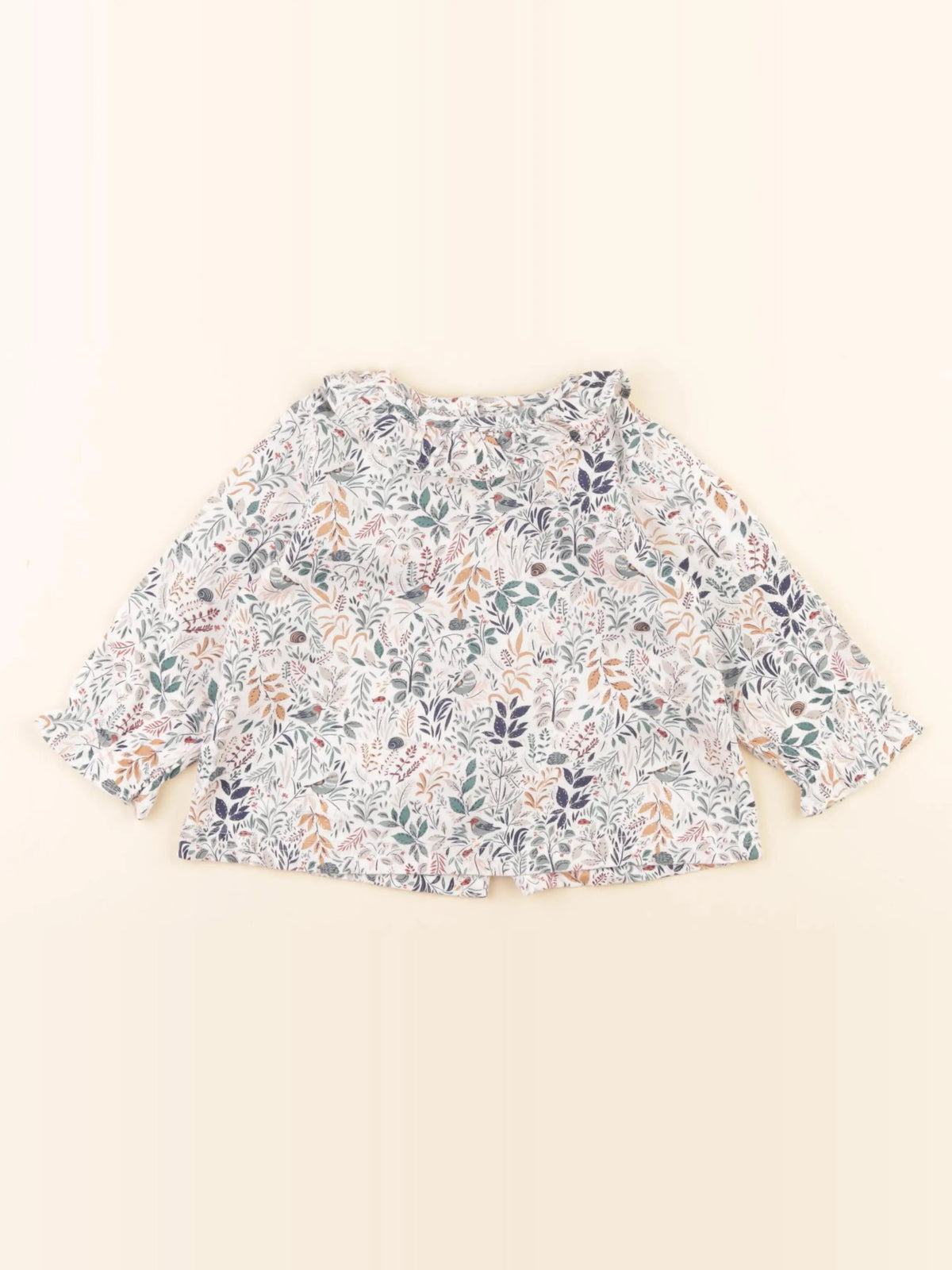 Bouchara - blouse multicolore - 12 mois