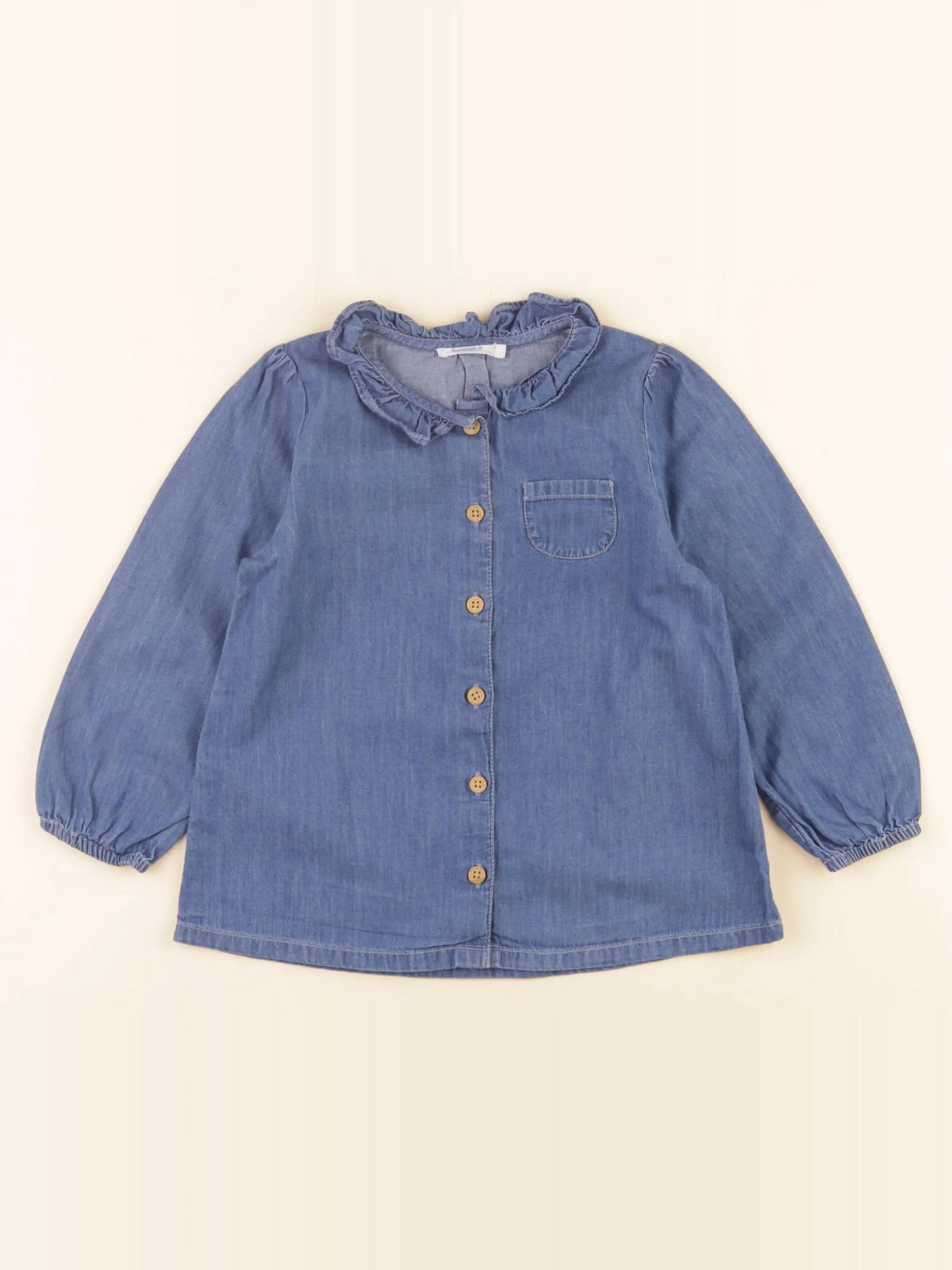 Boutchou - blouse bleu - 36 mois